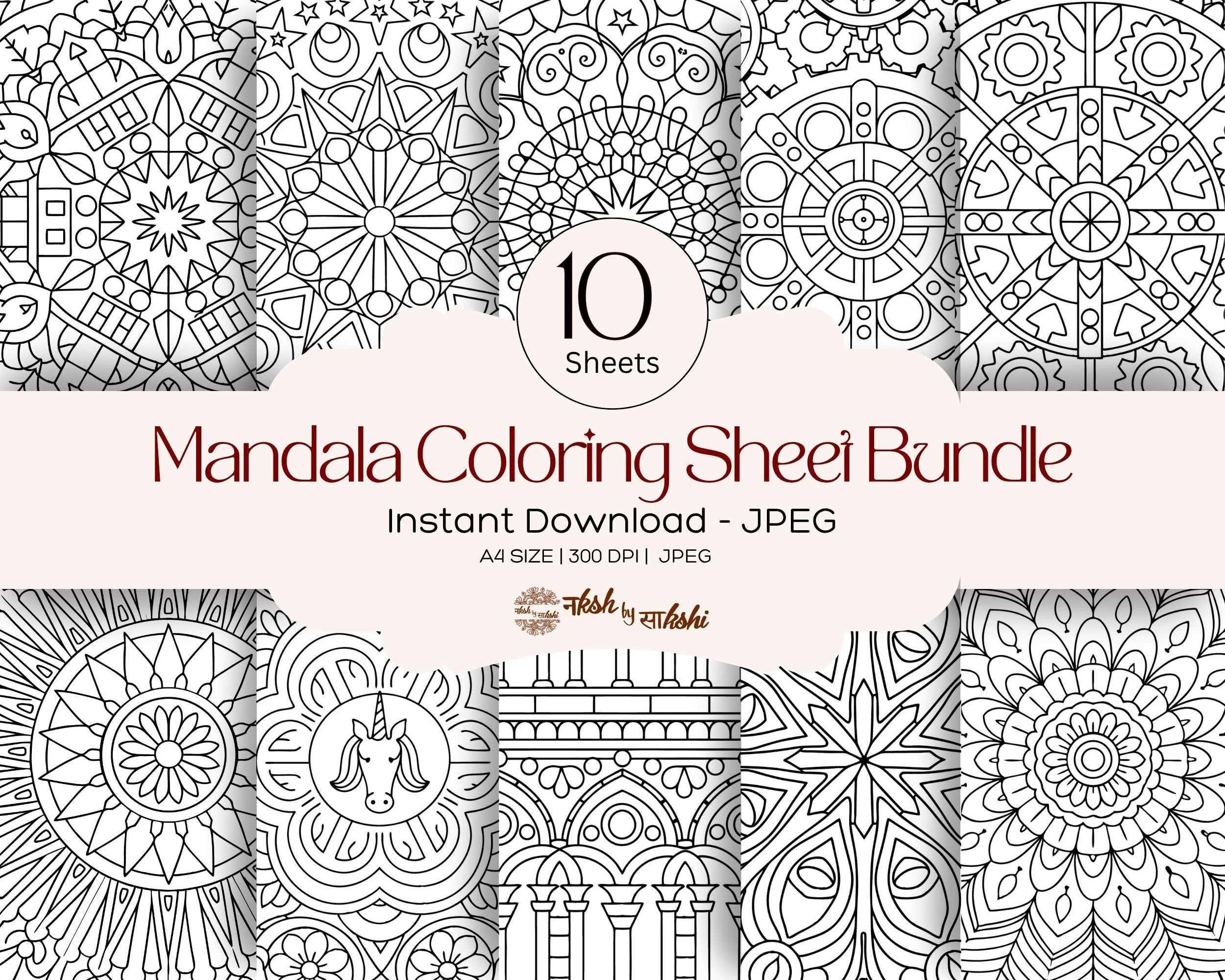 MANDALA COLORING-19