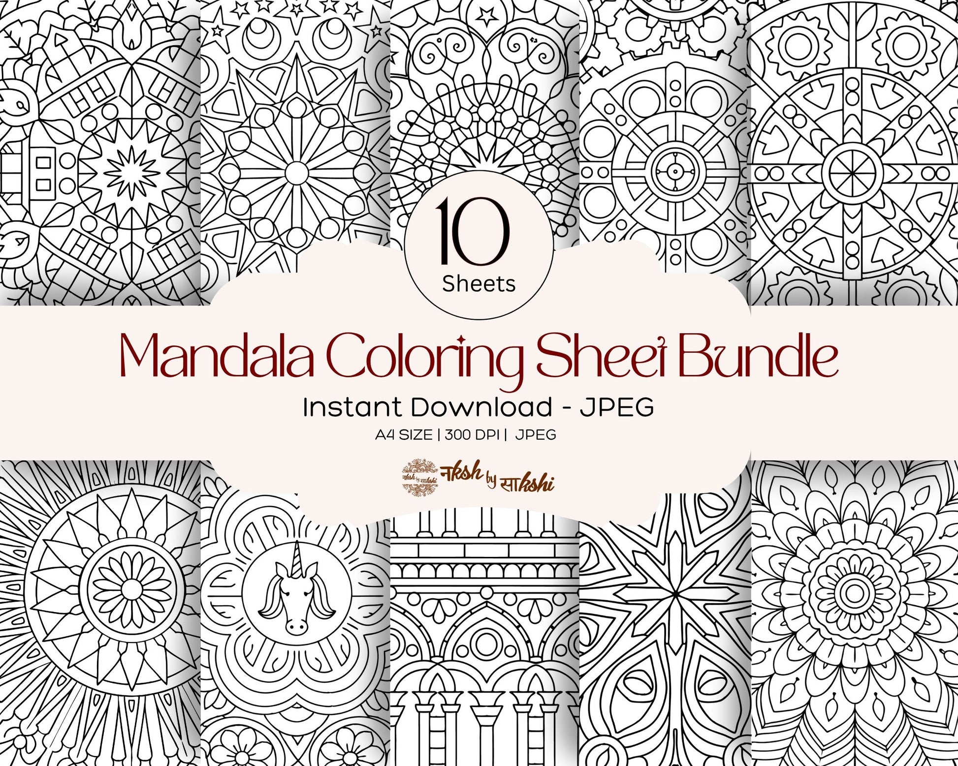 MANDALA COLORING-19
