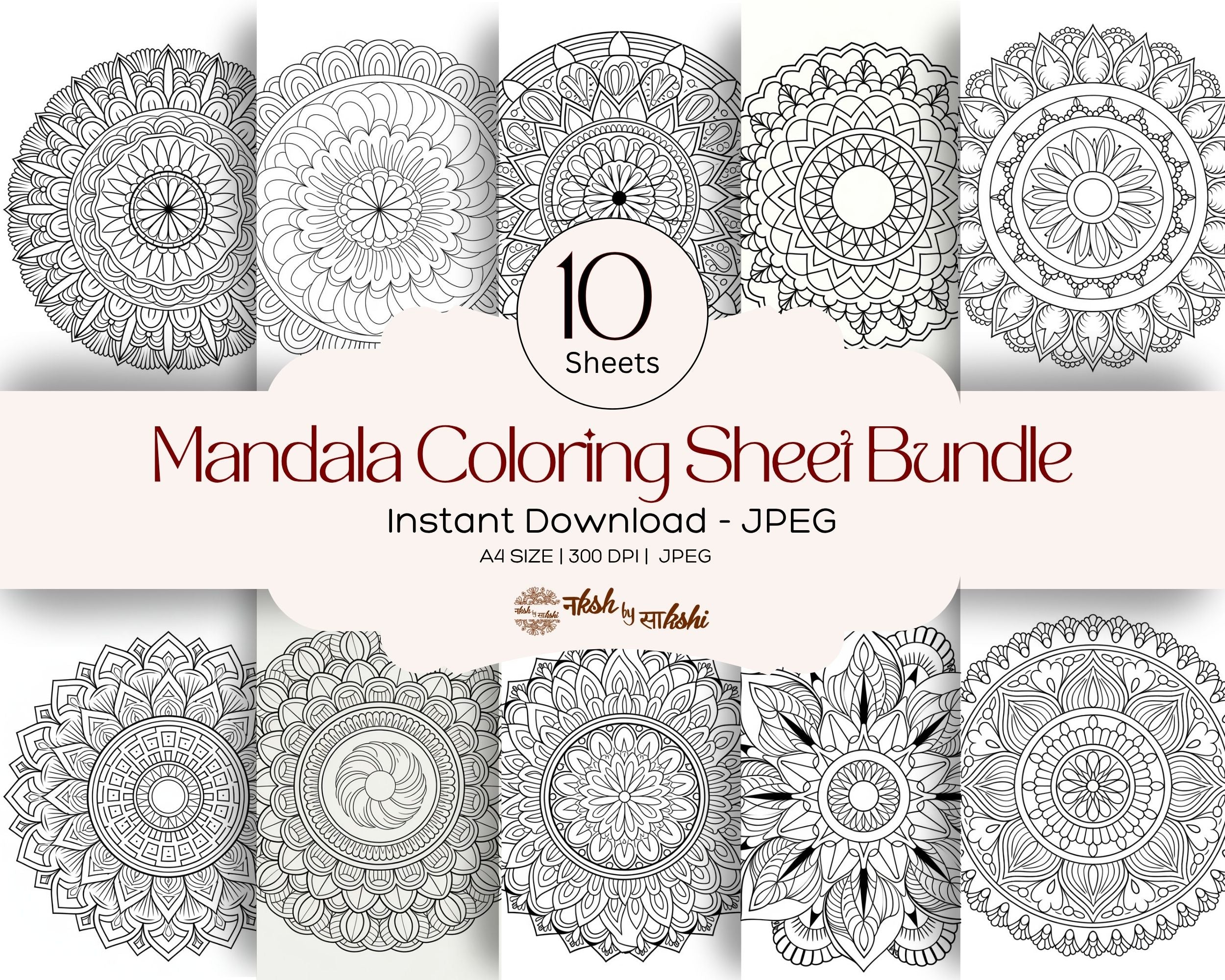 MANDALA COLORING-7