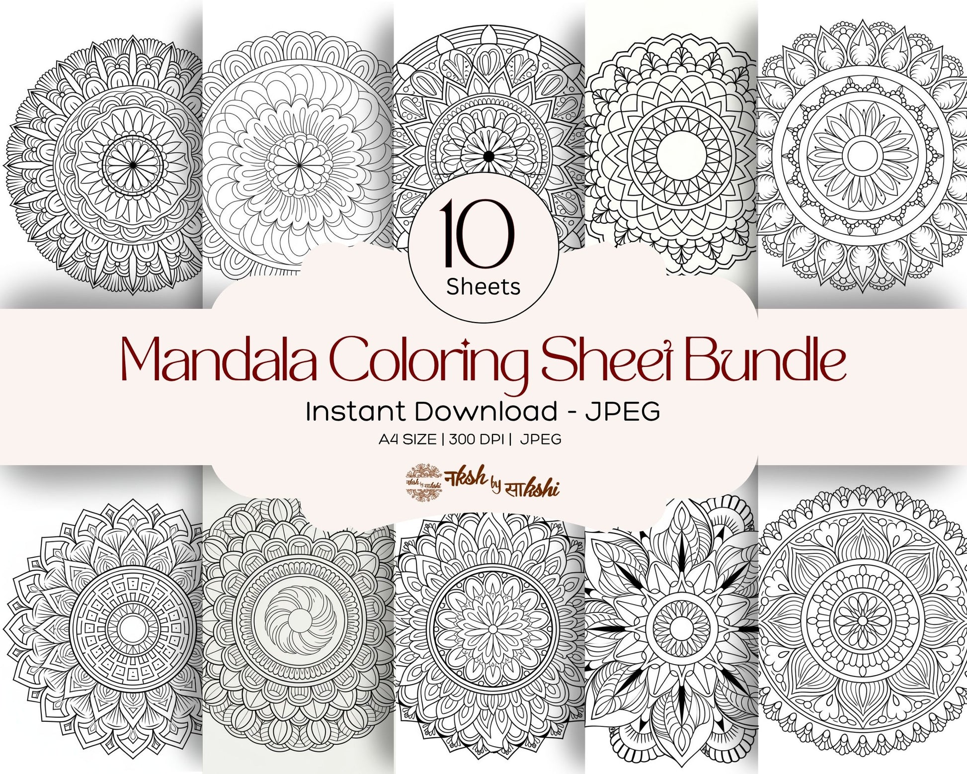MANDALA COLORING-7