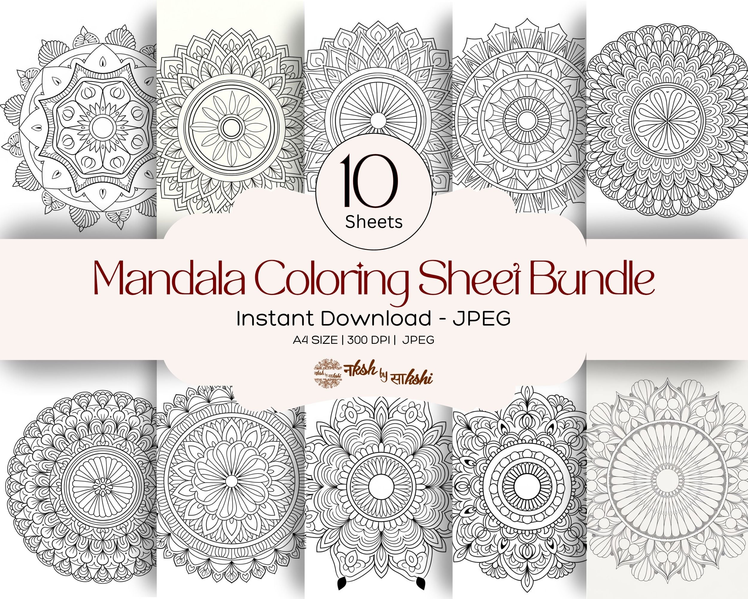 MANDALA COLORING -3