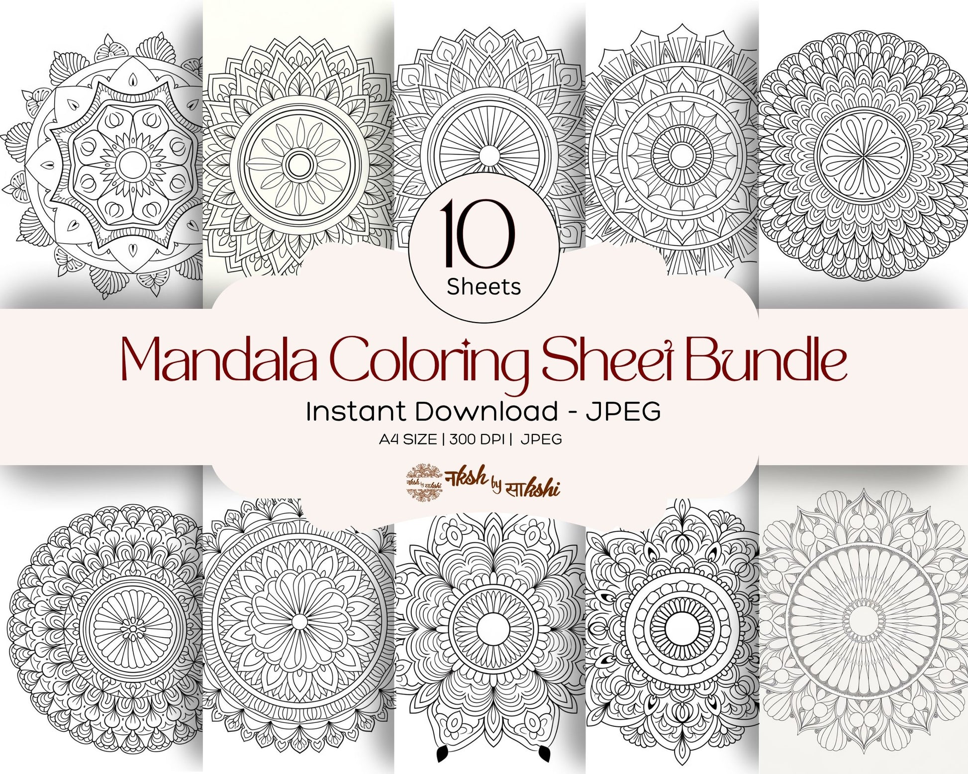 MANDALA COLORING -3
