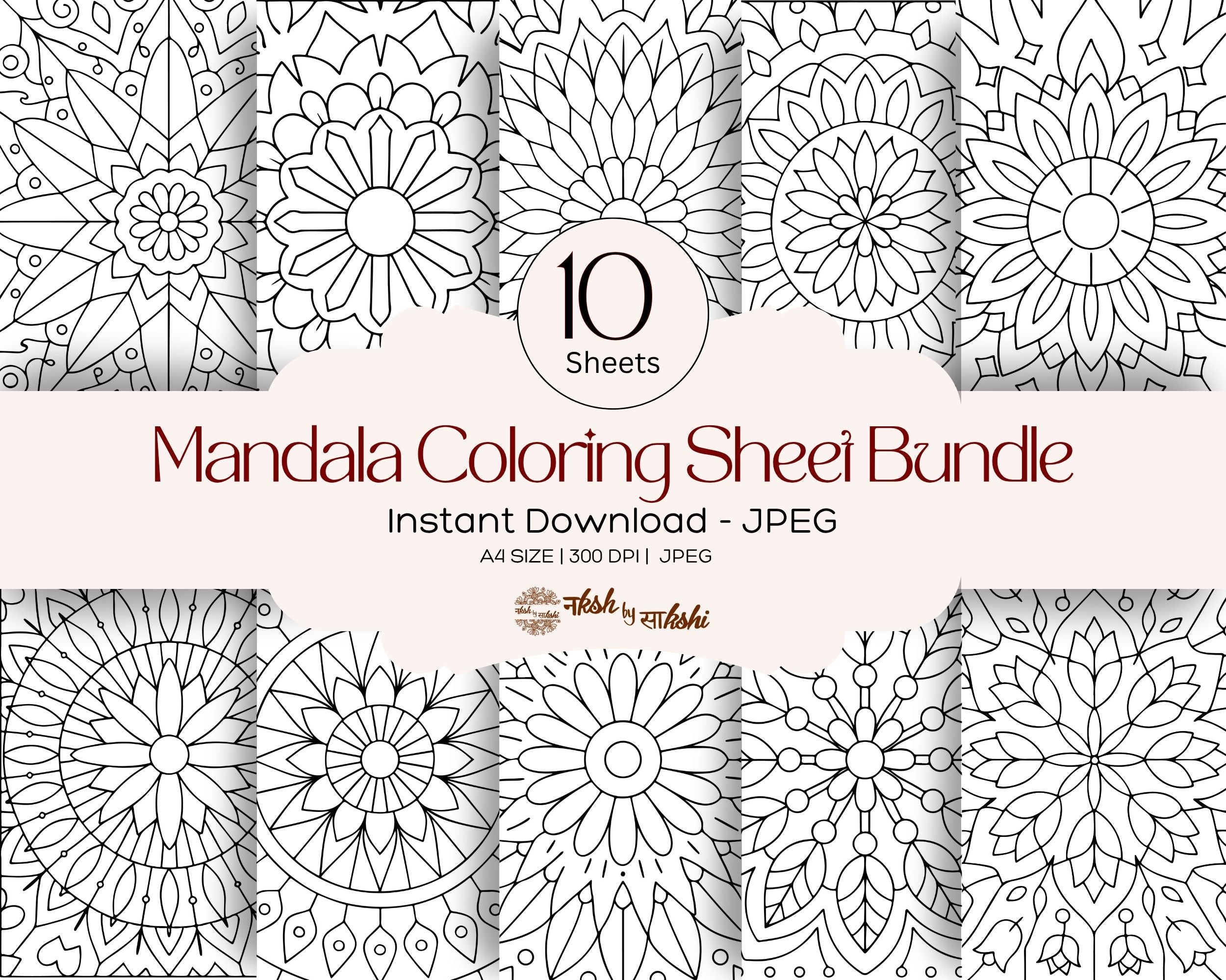 MANDALA COLORING-13