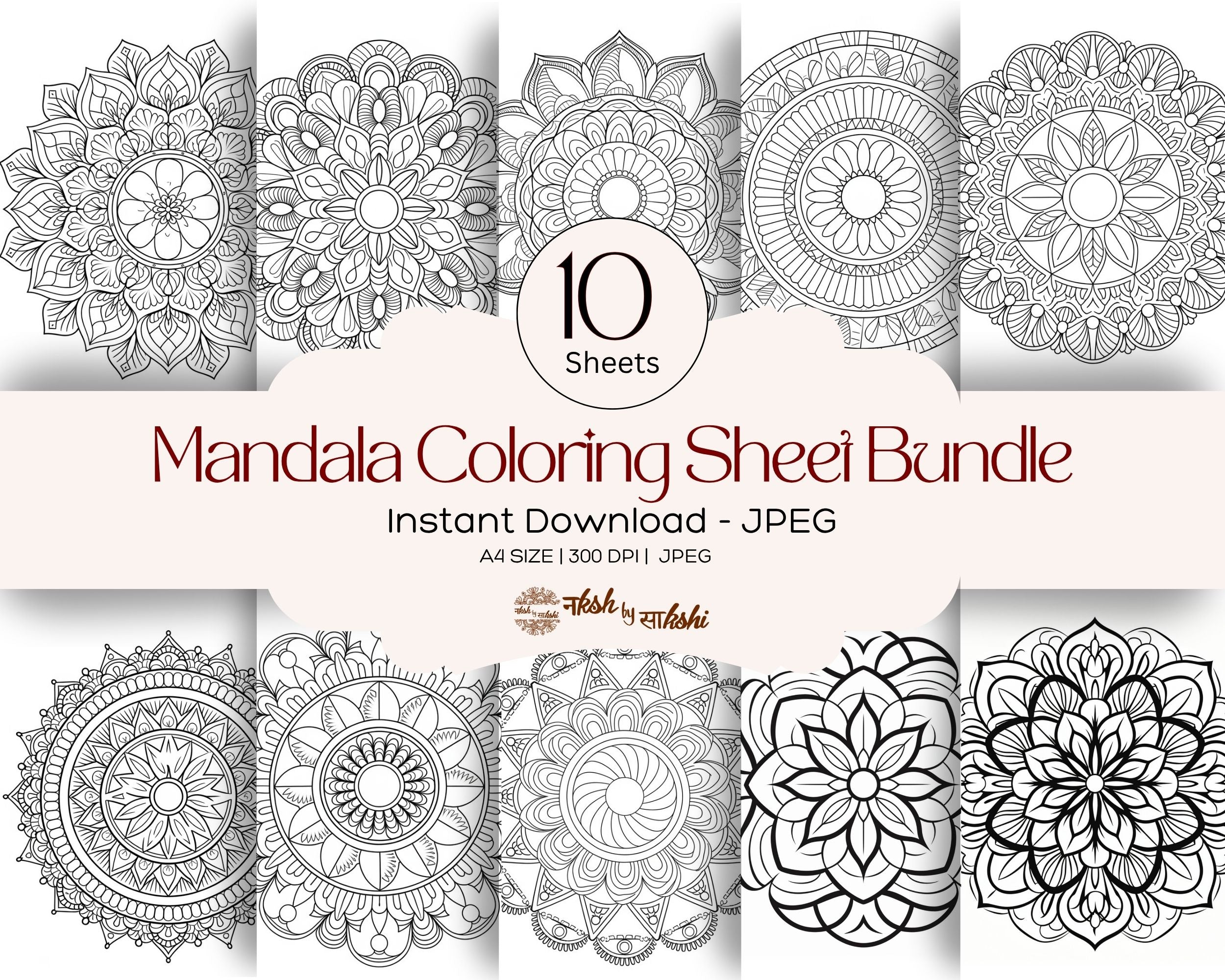MANDALA COLORING-9