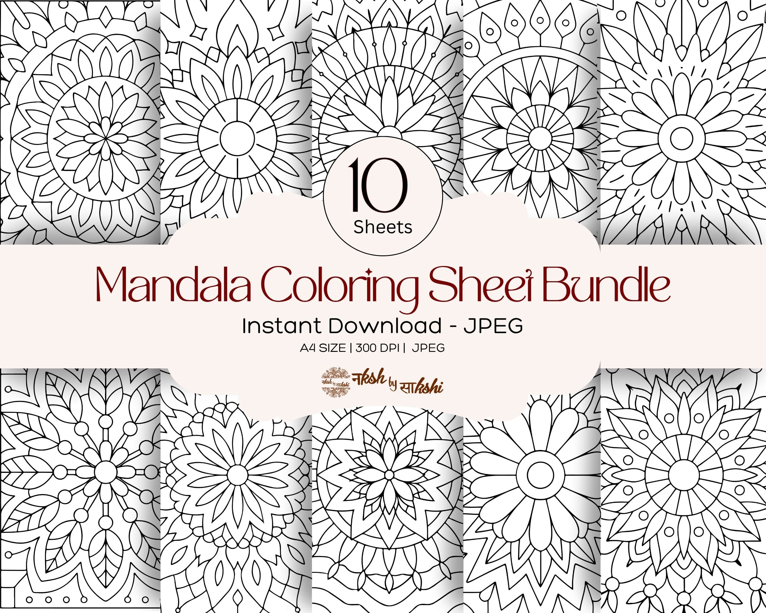 MANDALA COLORING-14