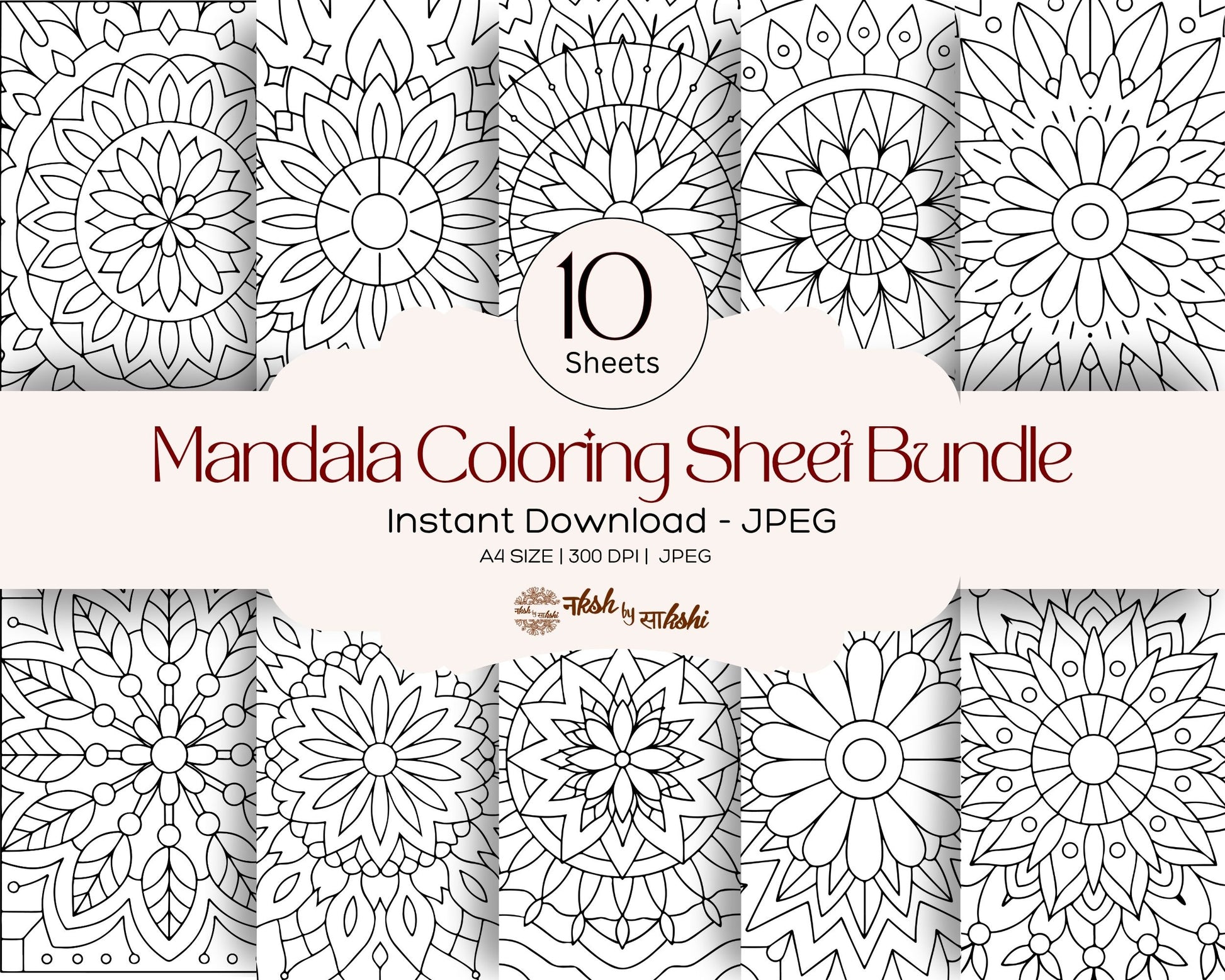 MANDALA COLORING-14