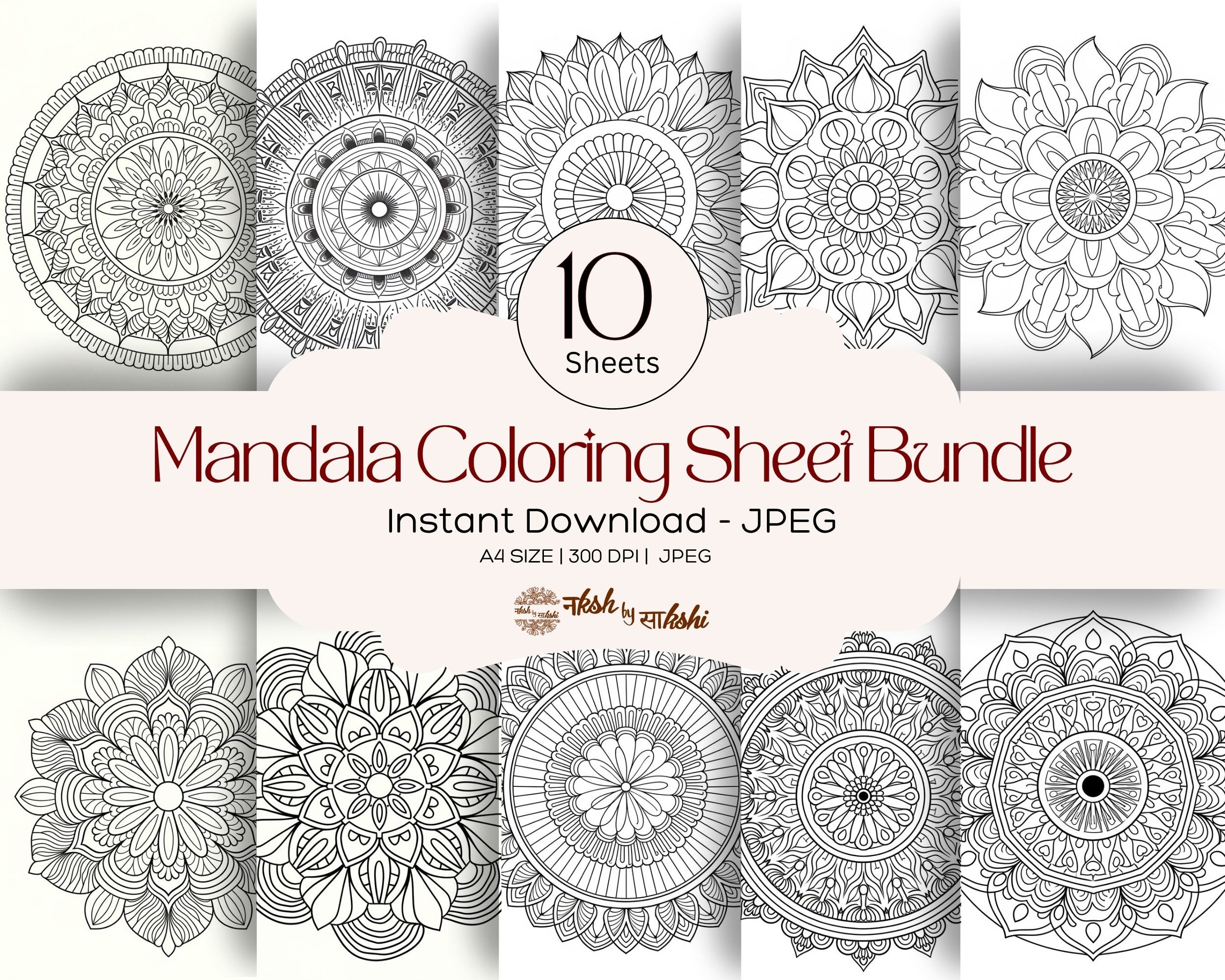MANDALA COLORING-5