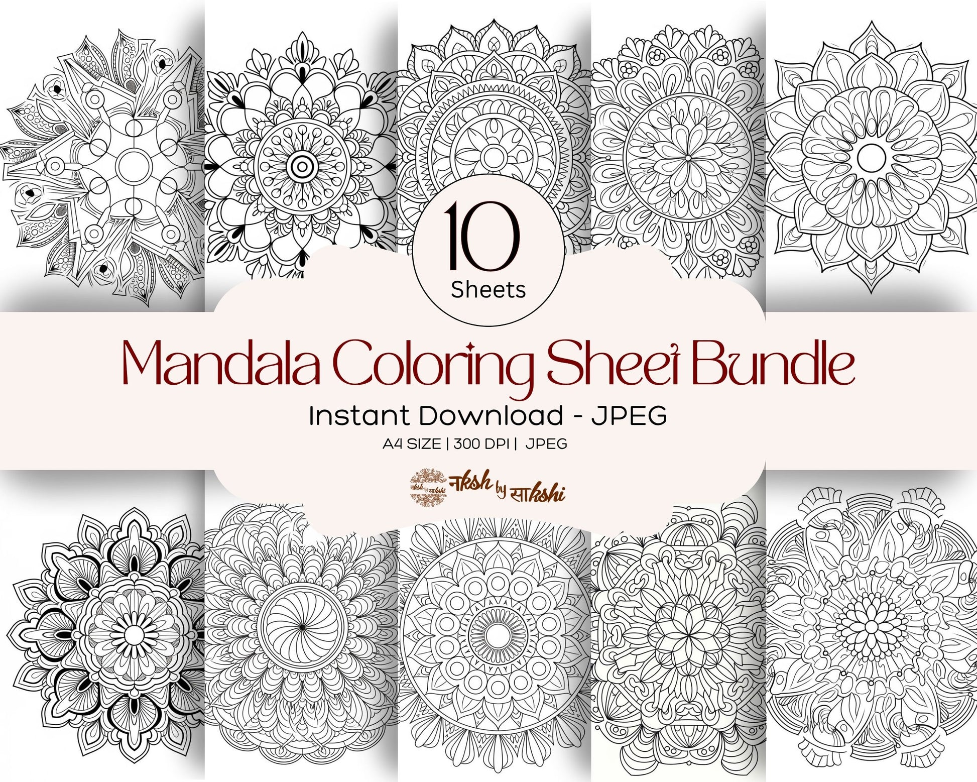 MANDALA COLORING -2