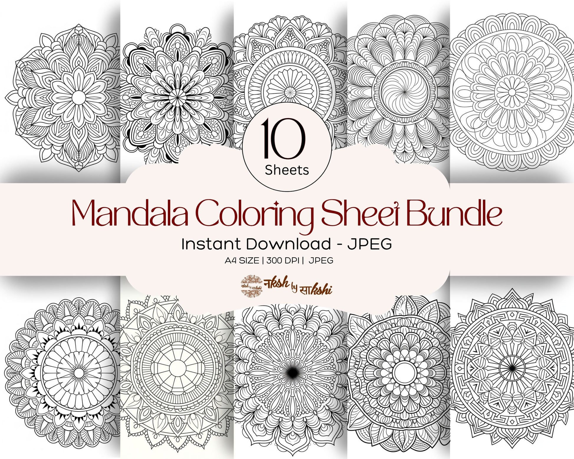 MANDALA COLORING -6