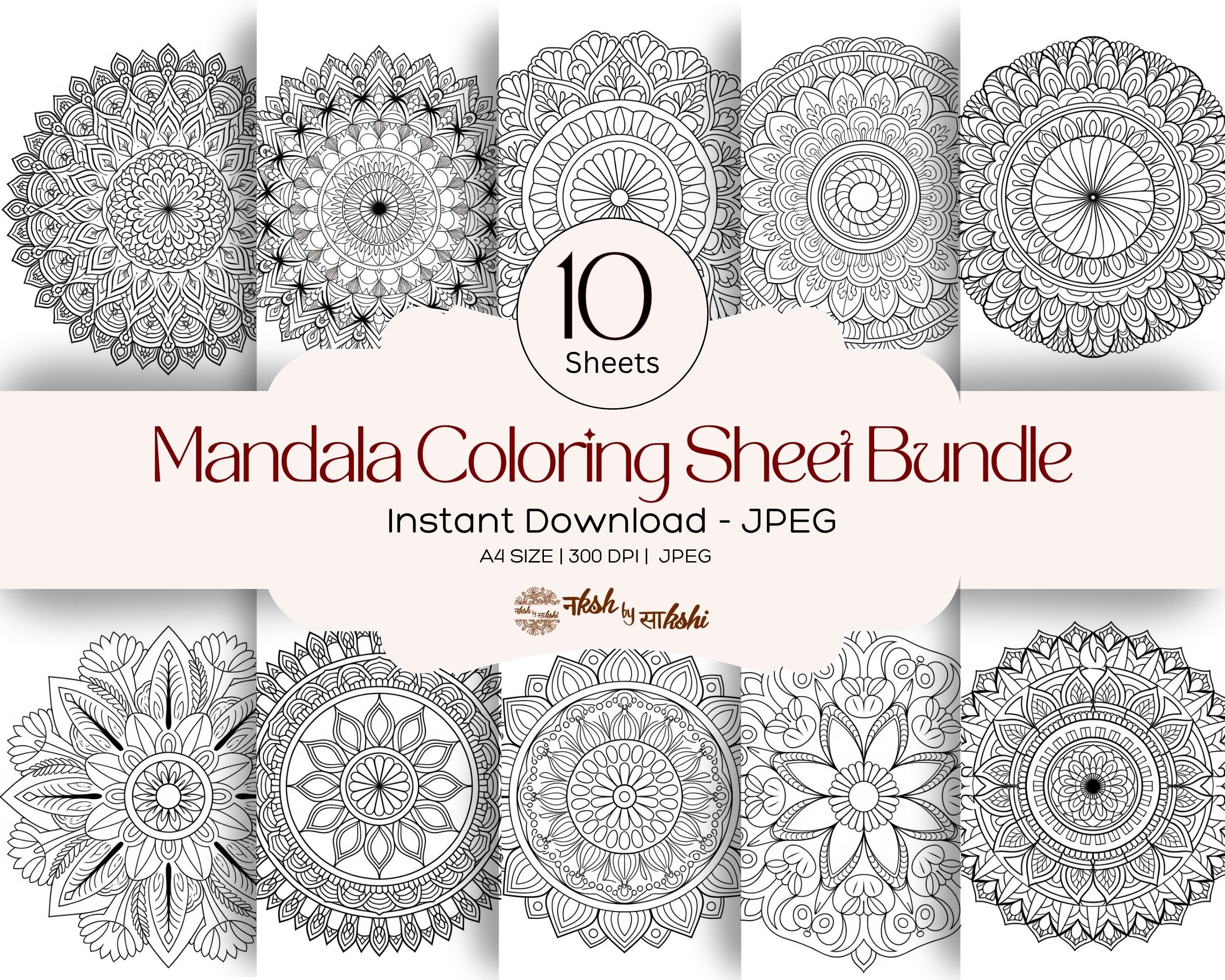 MANDALA COLORING-8