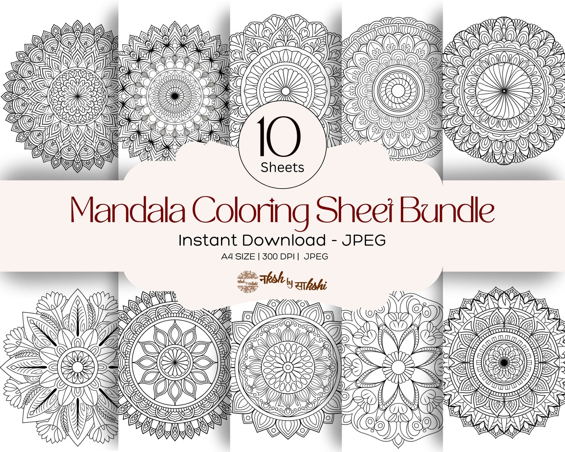 MANDALA COLORING-8