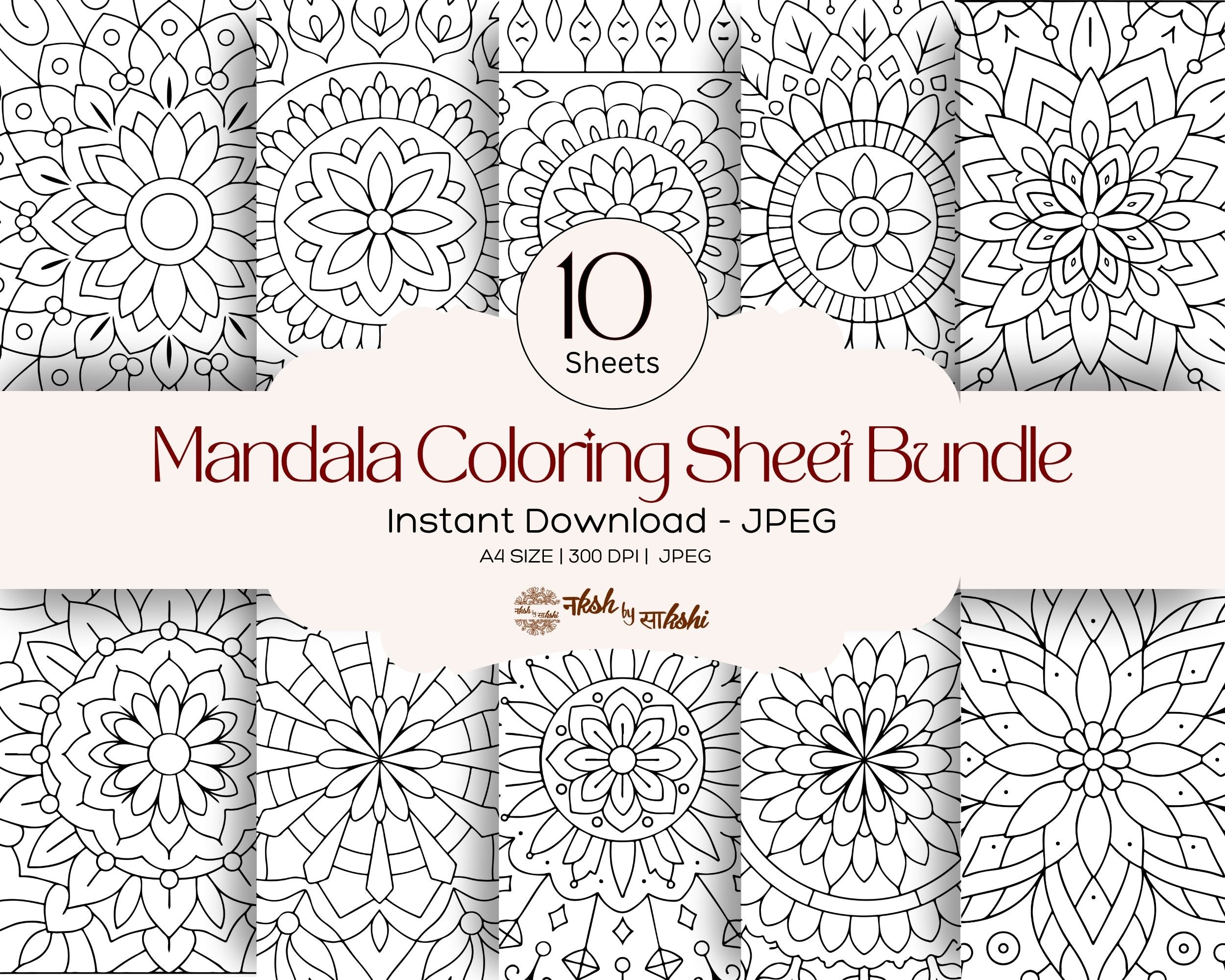MANDALA COLORING-12