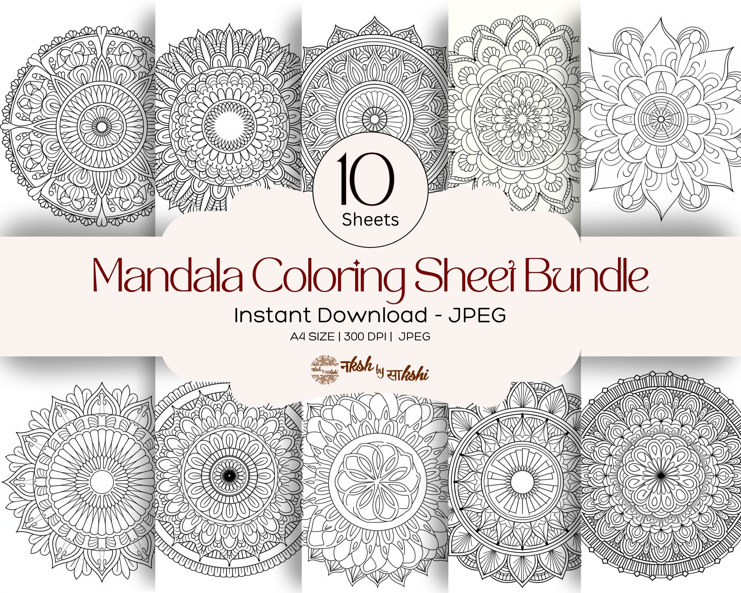 MANDALA COLORING -1