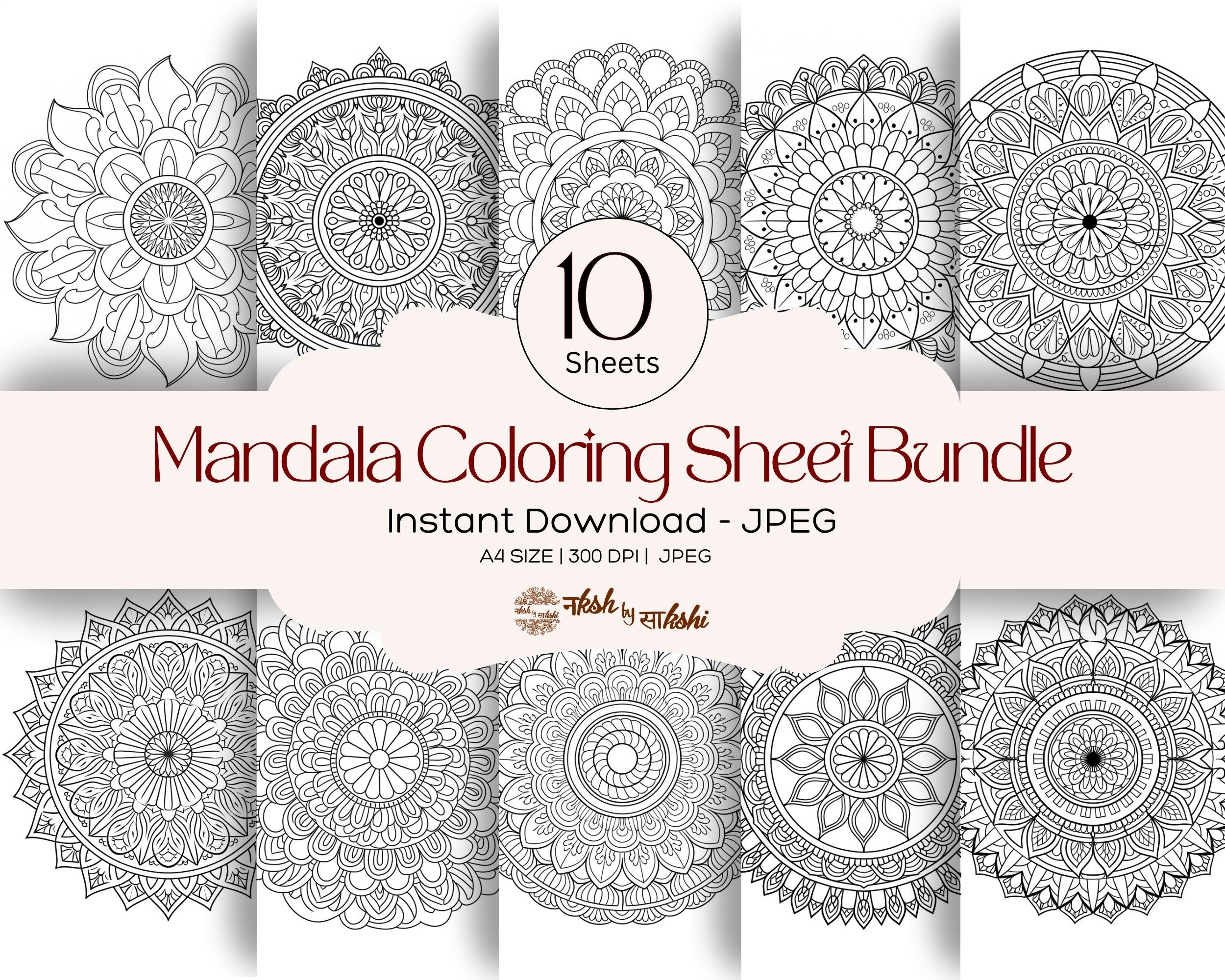 MANDALA COLORING -17