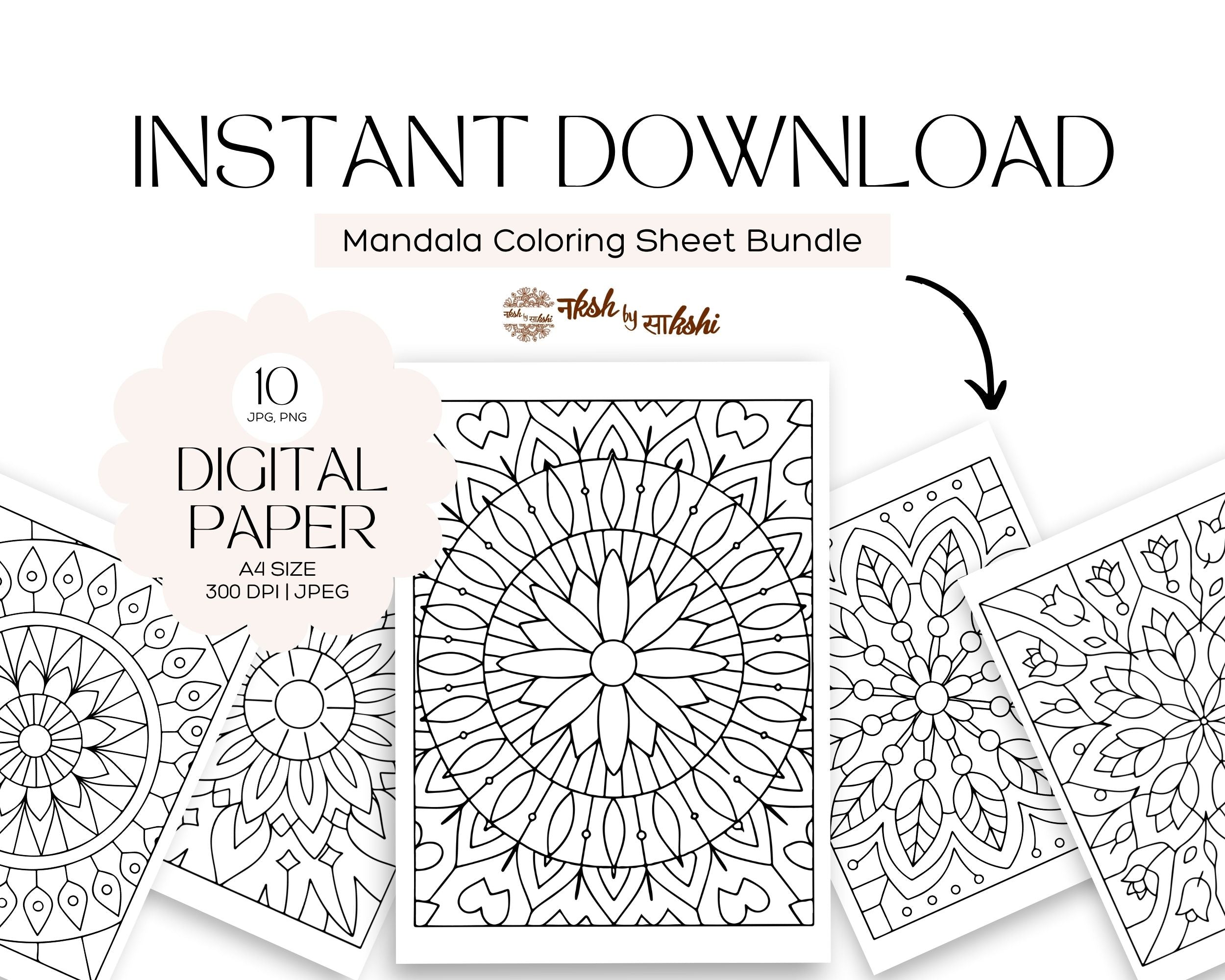 MANDALA COLORING-13