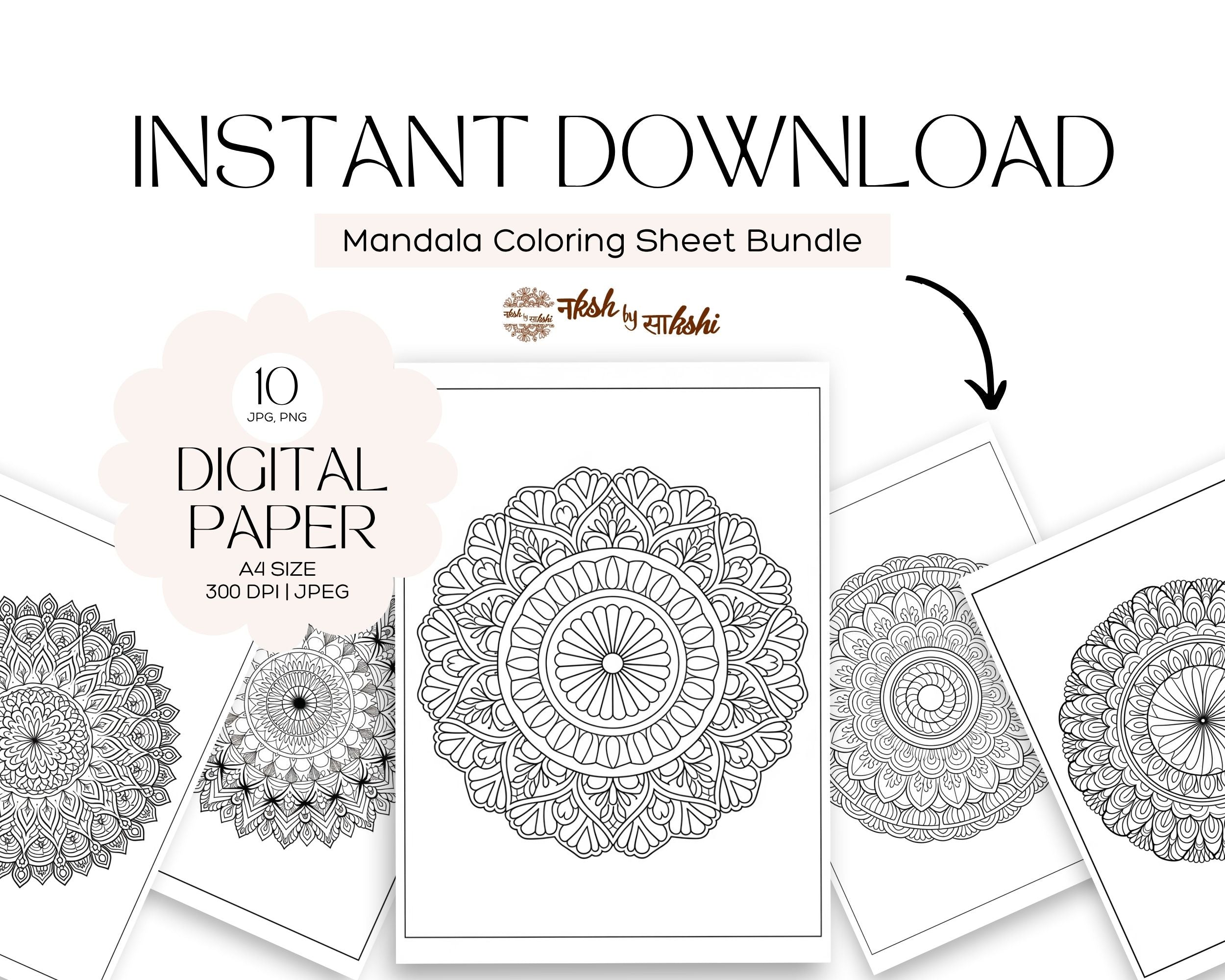 MANDALA COLORING-8