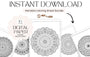 MANDALA COLORING-8