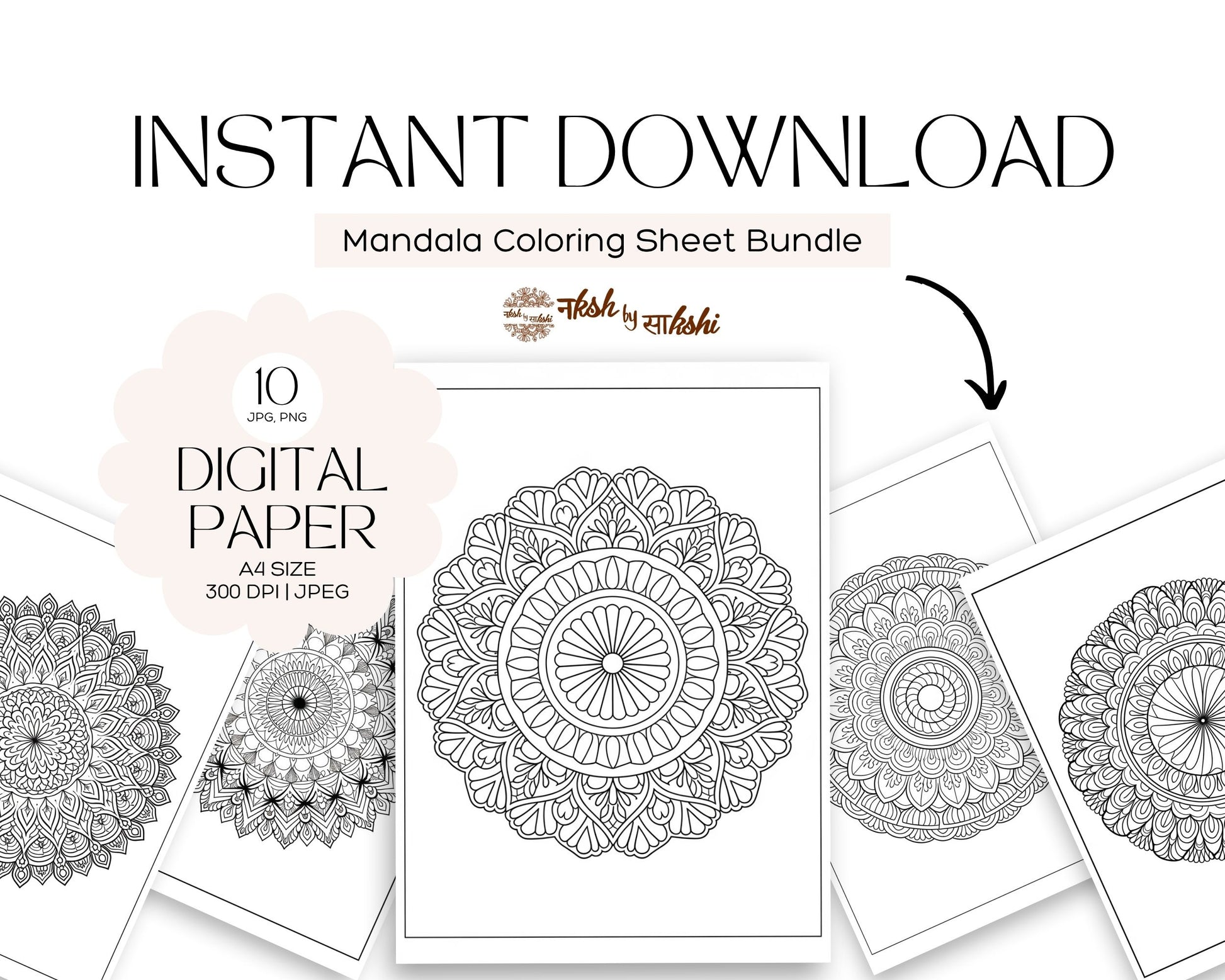 MANDALA COLORING-8