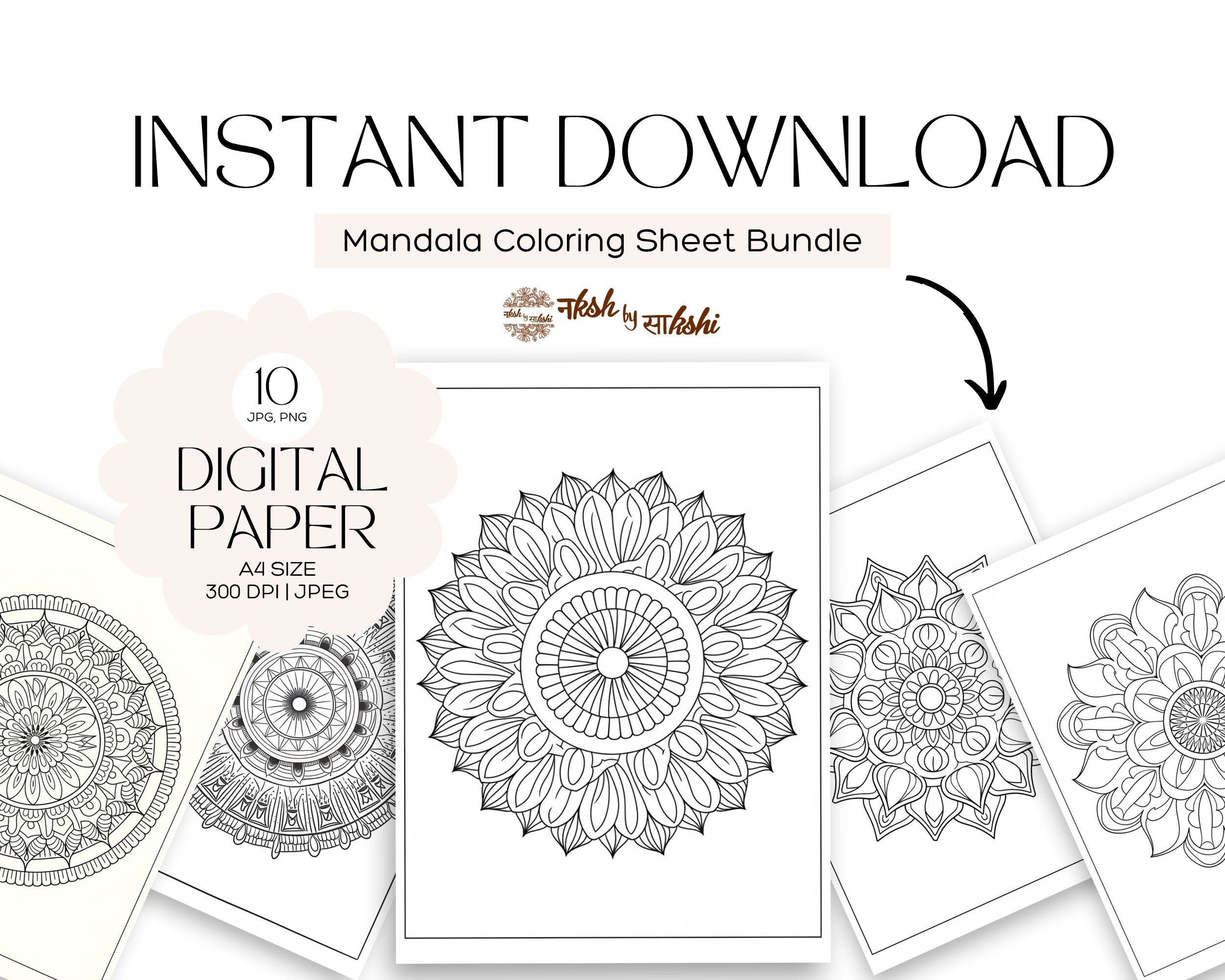 MANDALA COLORING-5