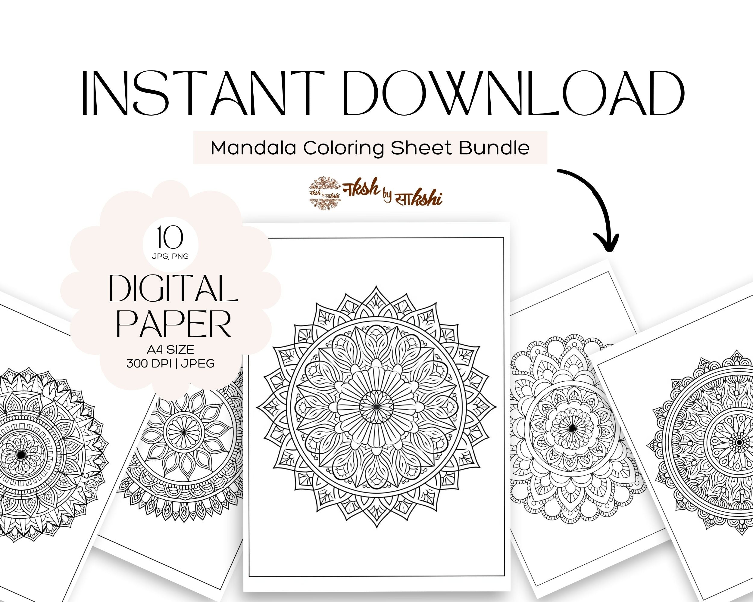 MANDALA COLORING -17