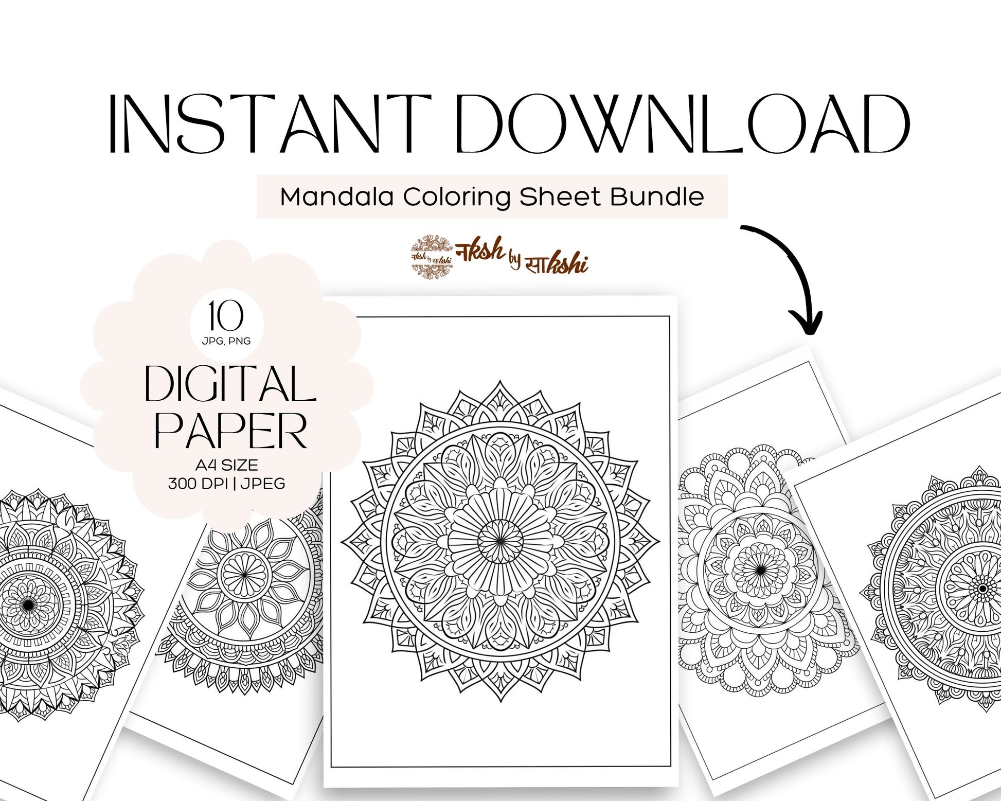 MANDALA COLORING -17