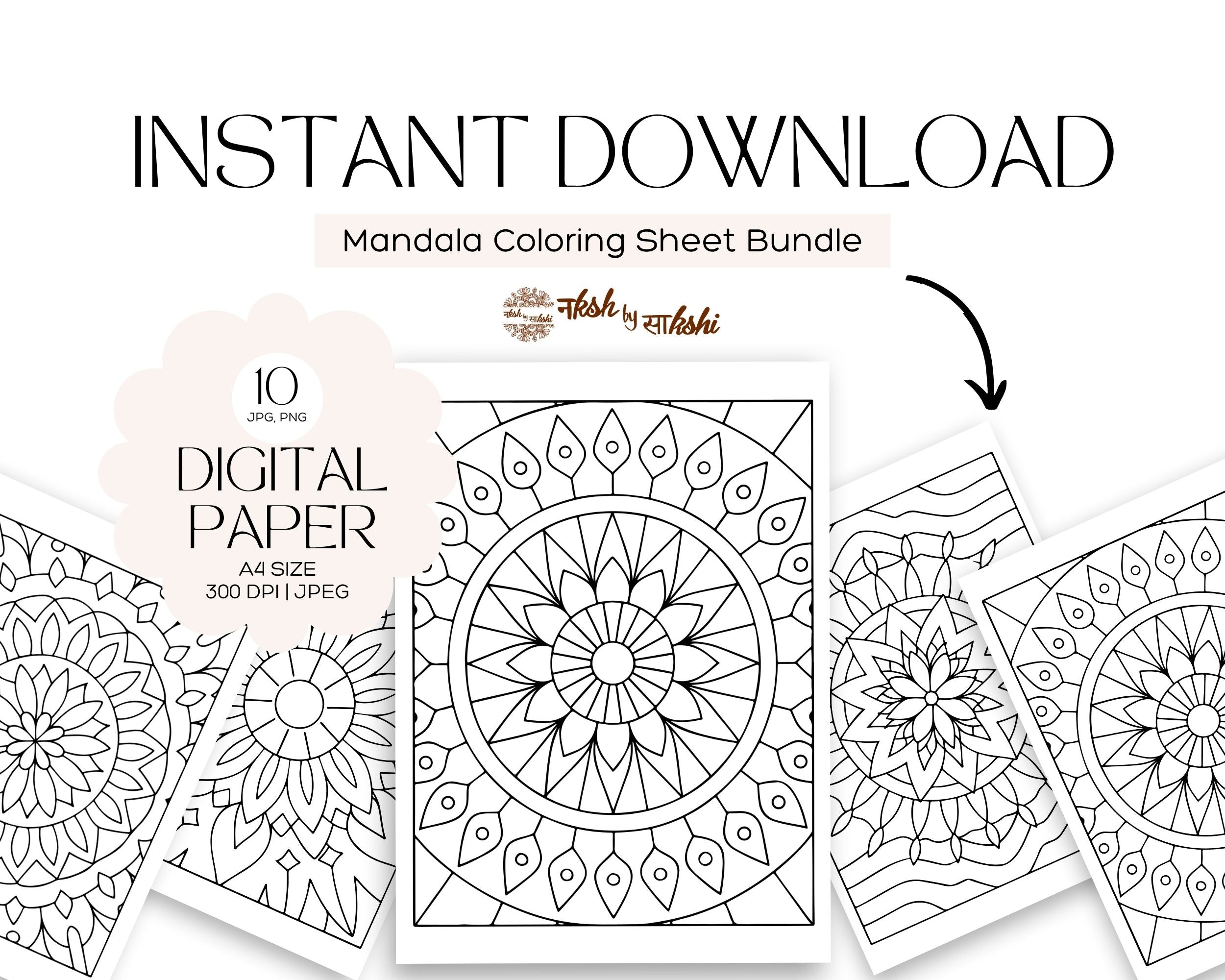 MANDALA COLORING-14