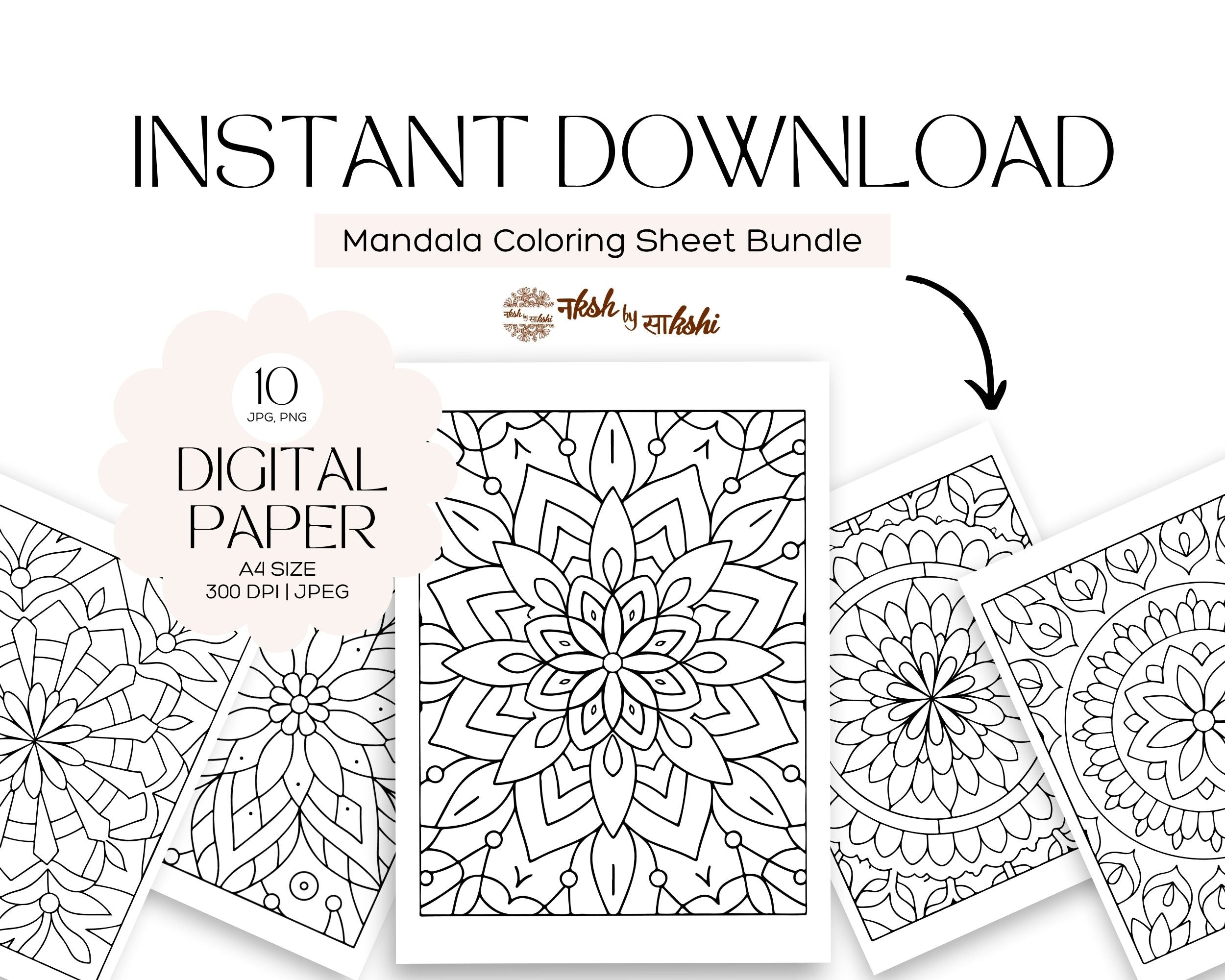 MANDALA COLORING-12