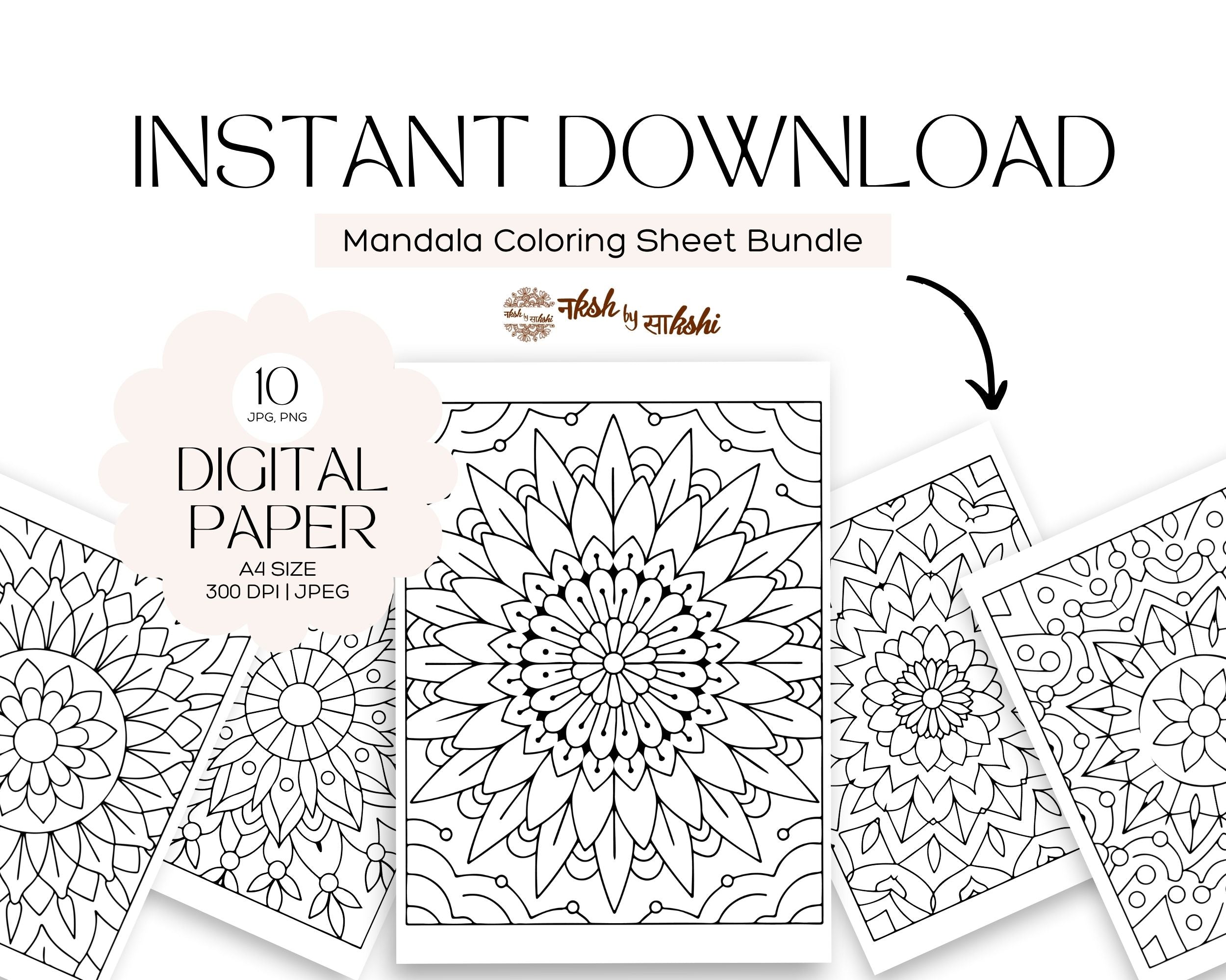 MANDALA COLORING-16