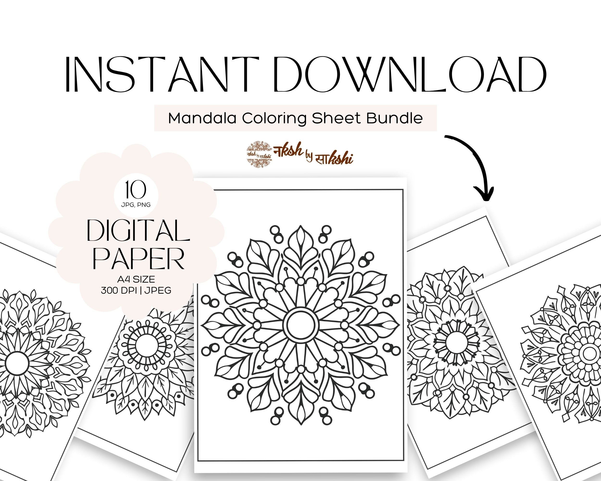 Mandala Coloring Pages for Adults