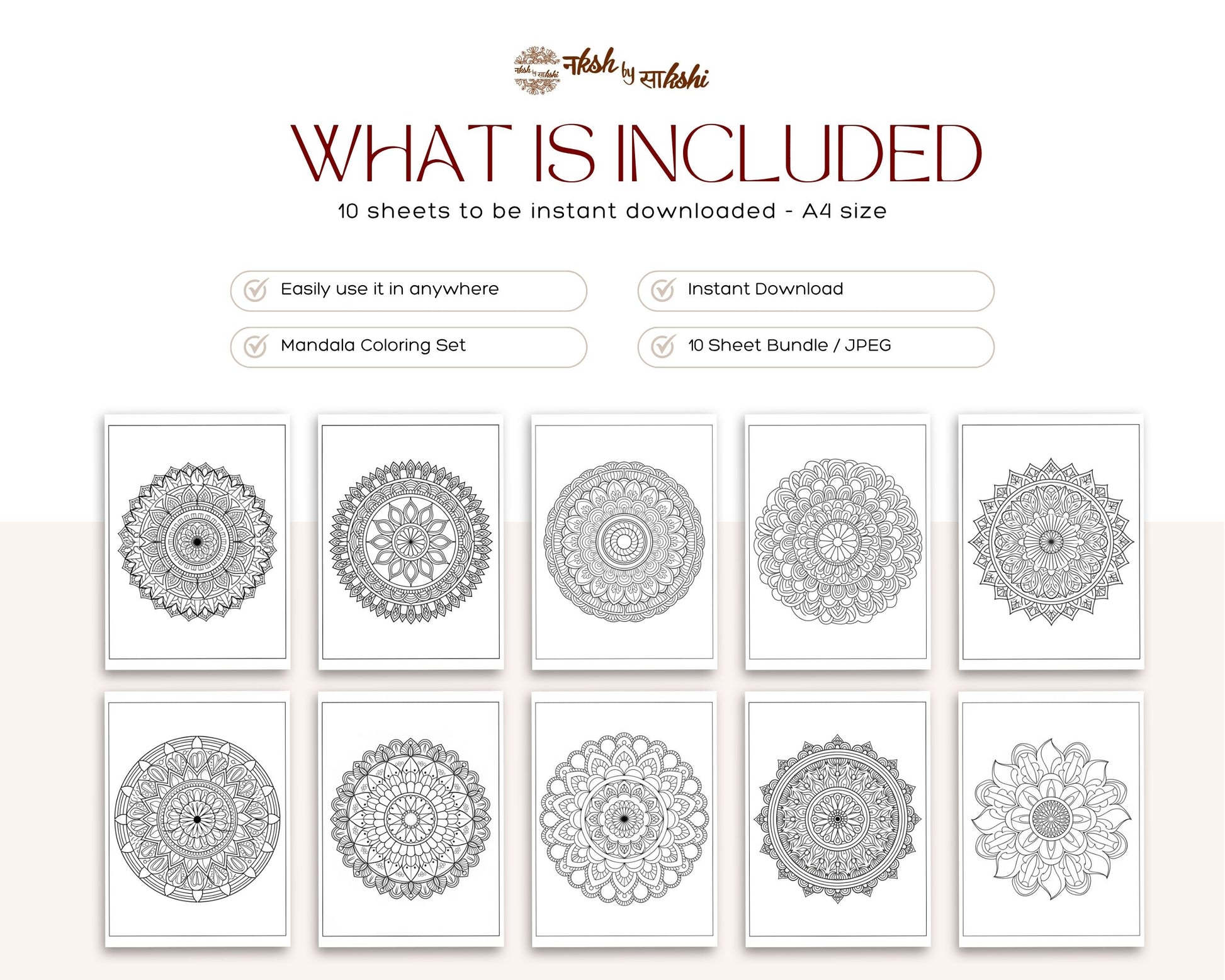 MANDALA COLORING -17