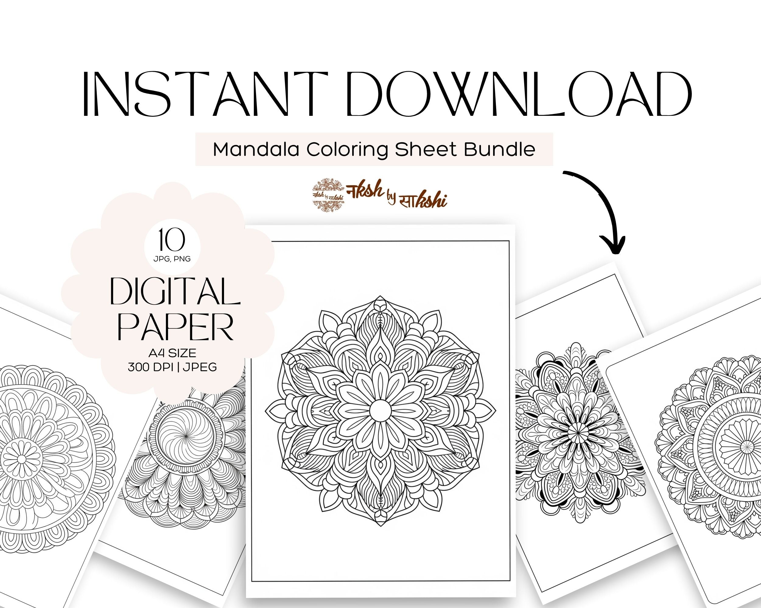 MANDALA COLORING -6