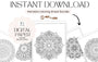 MANDALA COLORING -6