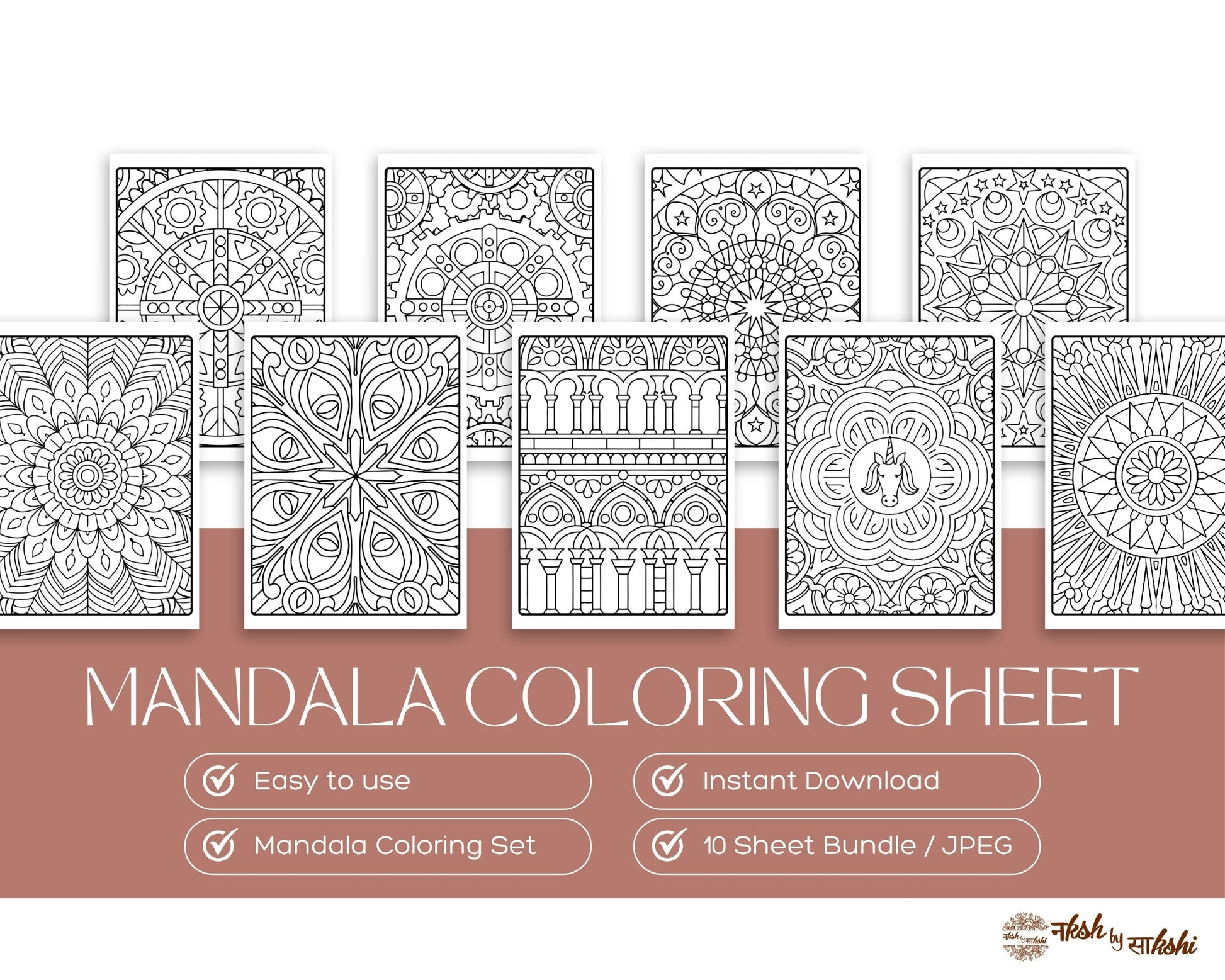 MANDALA COLORING-19