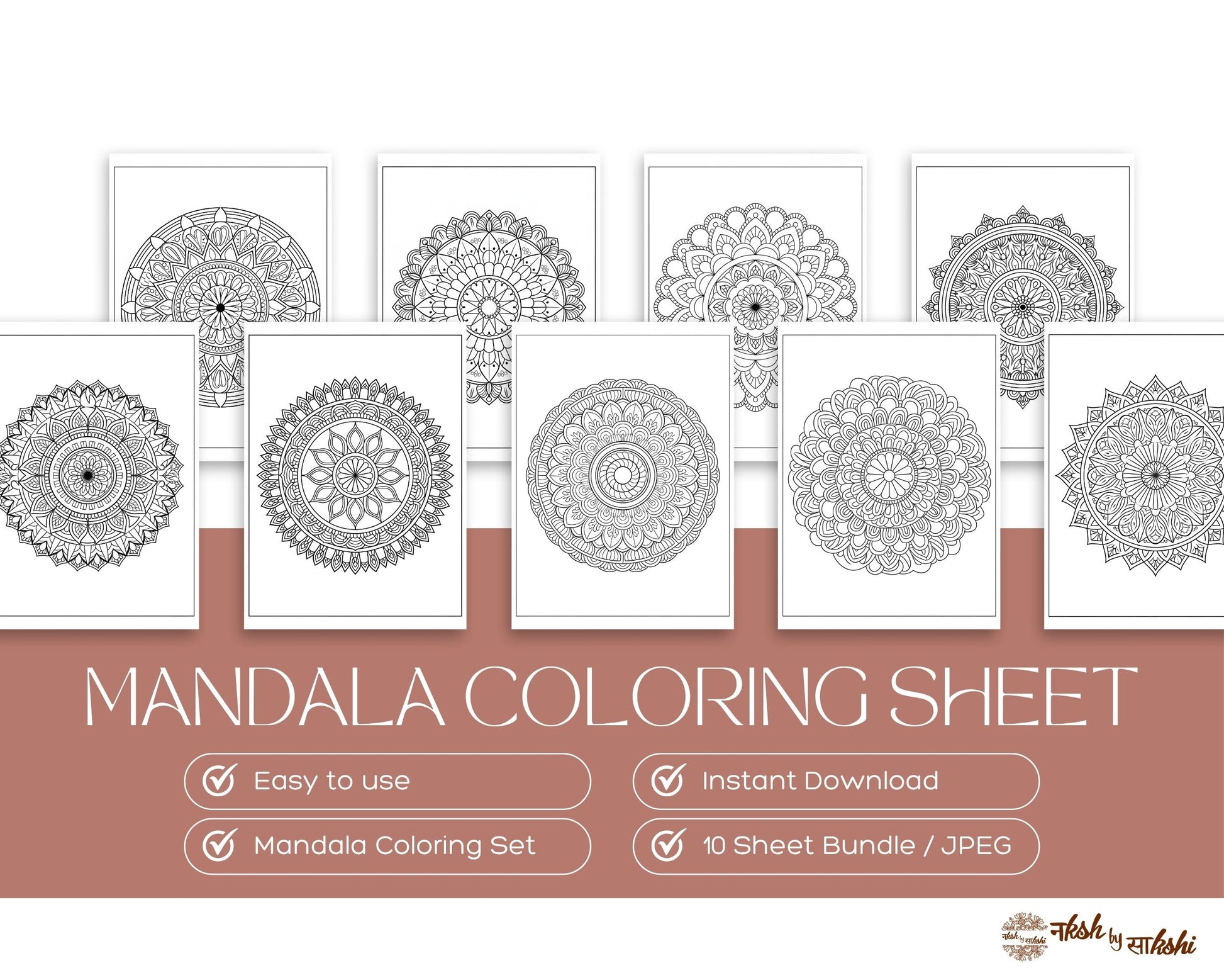 MANDALA COLORING -17