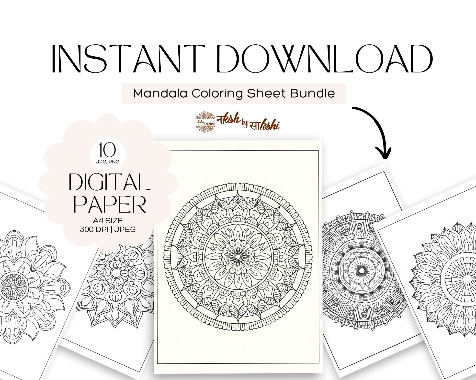 MANDALA COLORING -4