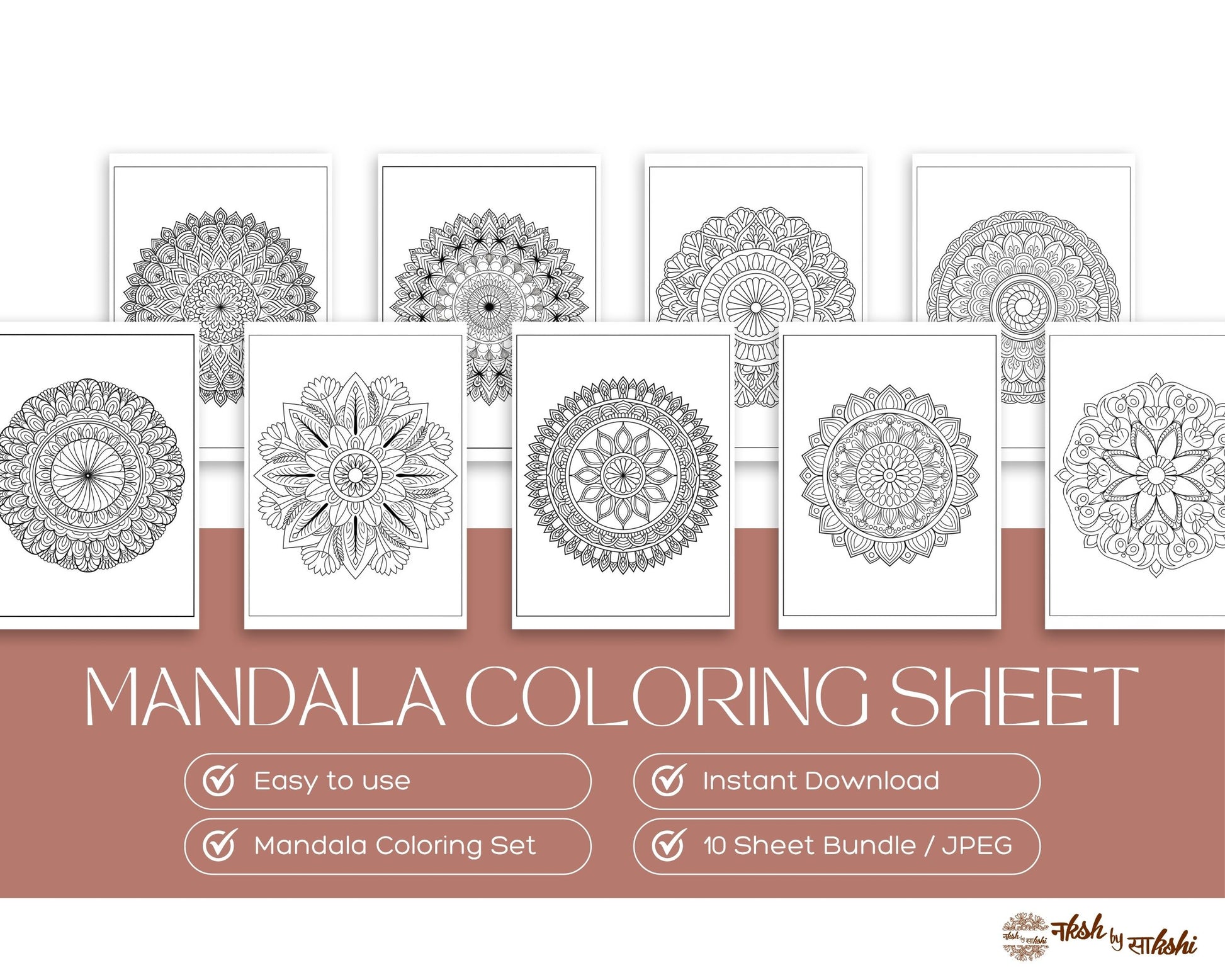MANDALA COLORING-8
