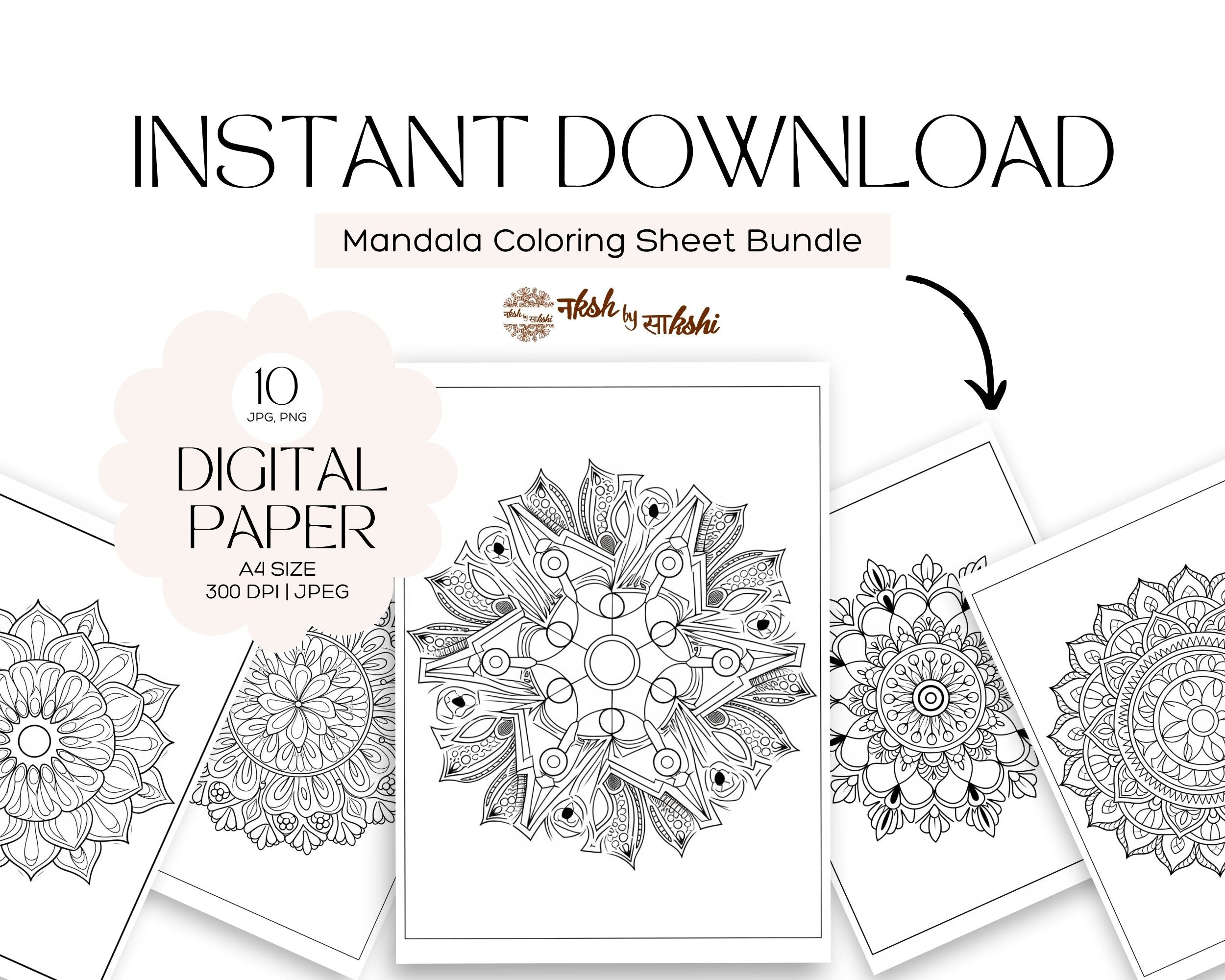 MANDALA COLORING -2