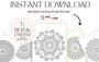 MANDALA COLORING -3