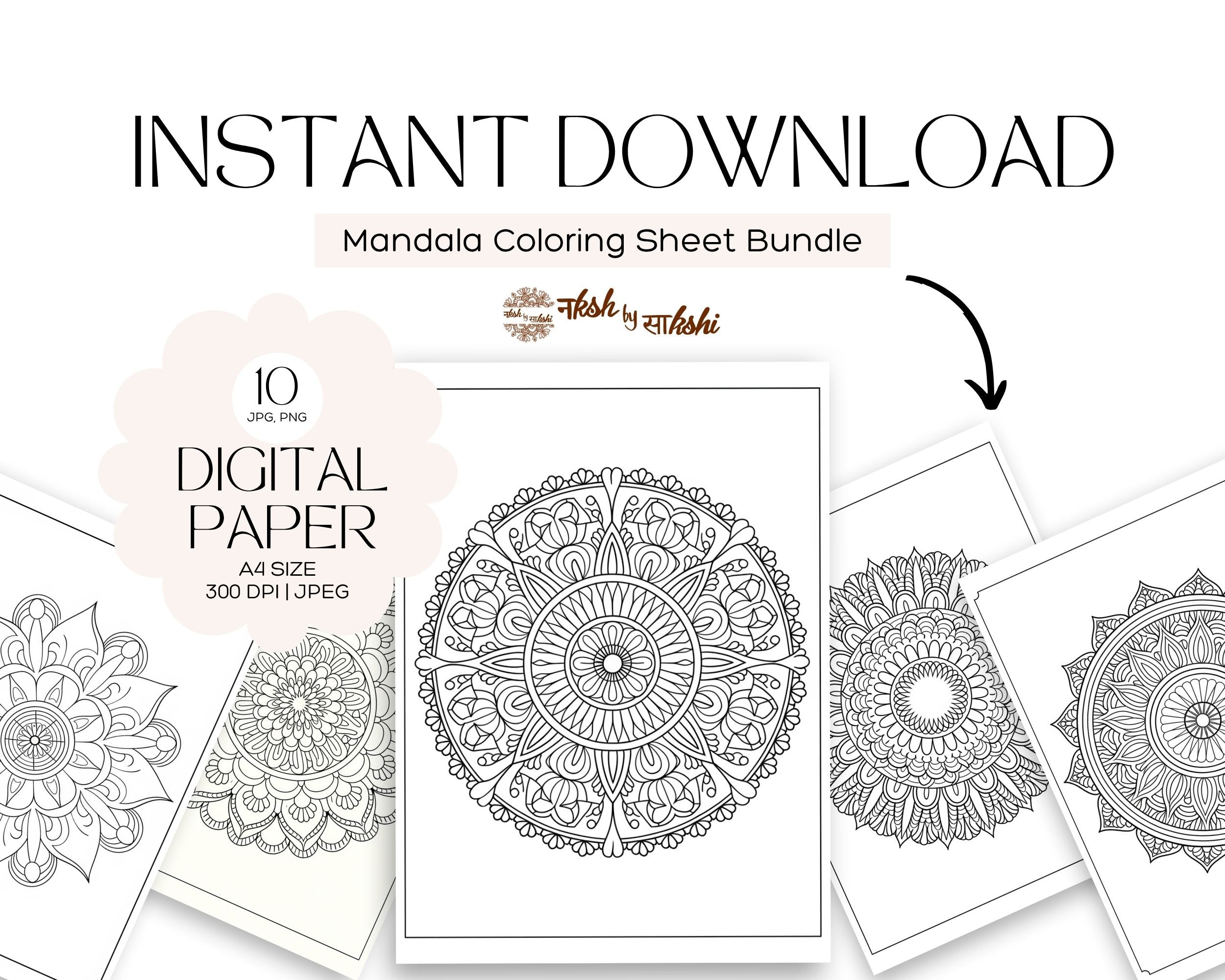 MANDALA COLORING -1