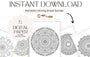 MANDALA COLORING -1