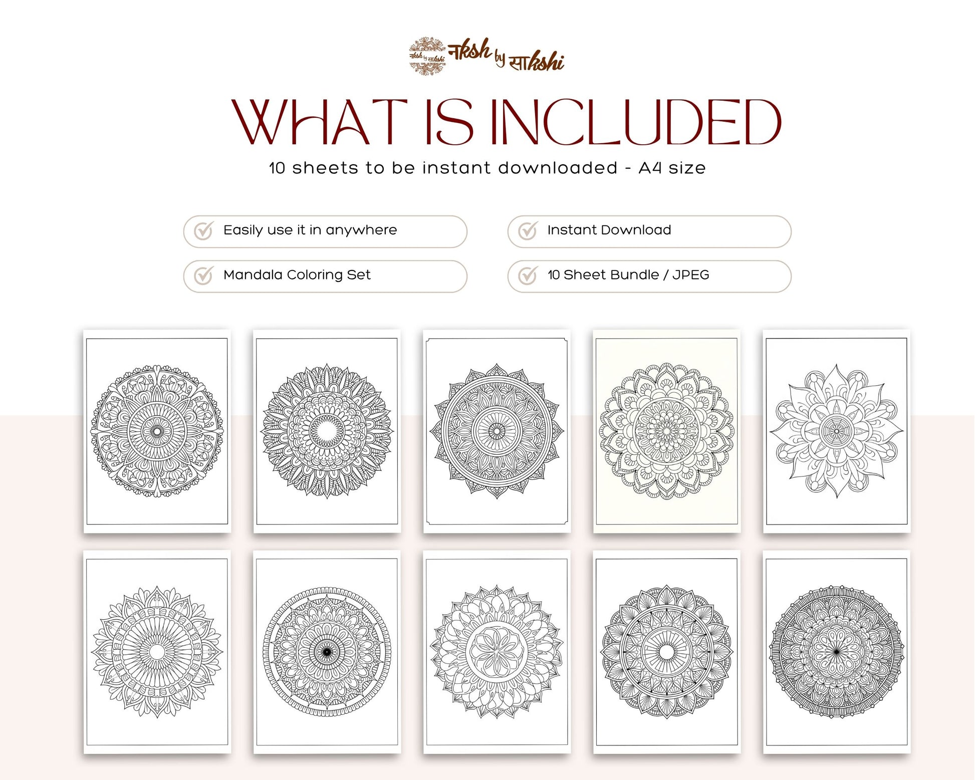 MANDALA COLORING -1