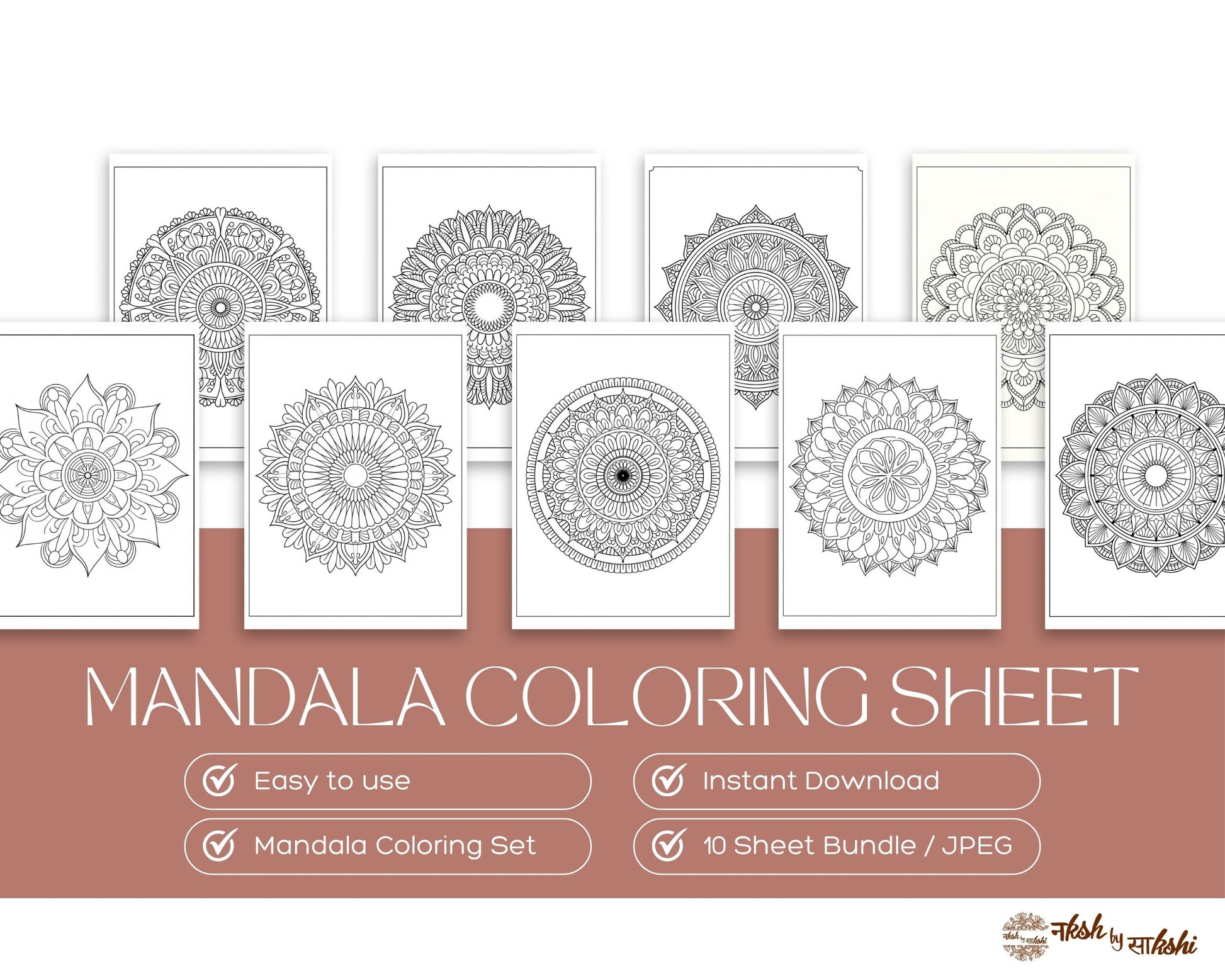 MANDALA COLORING -1
