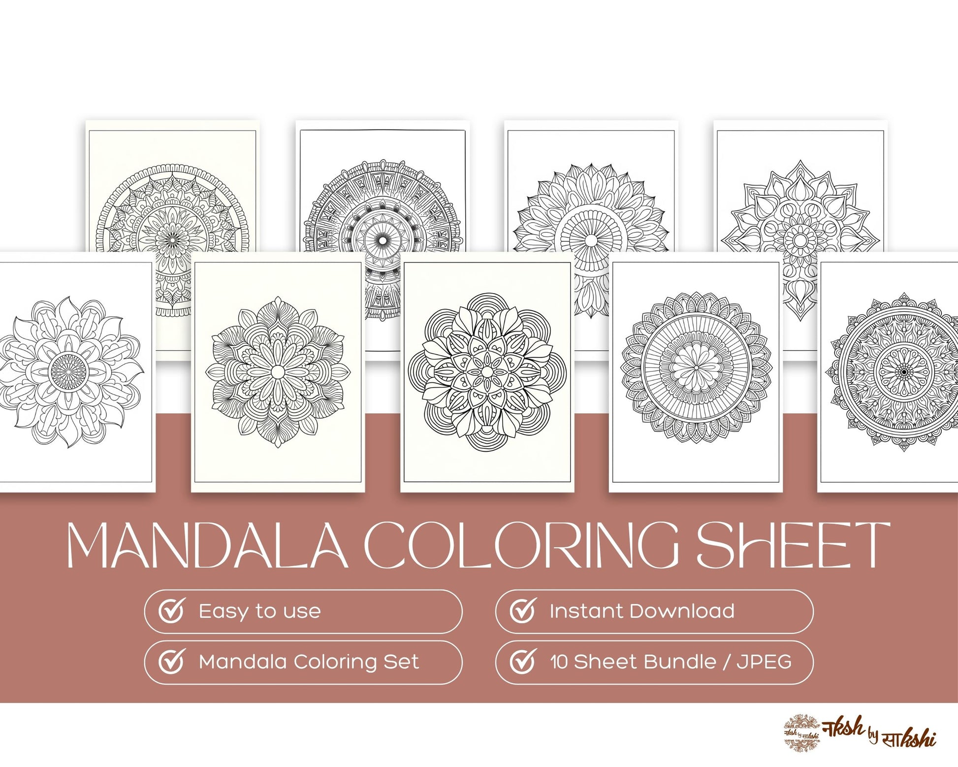MANDALA COLORING -4
