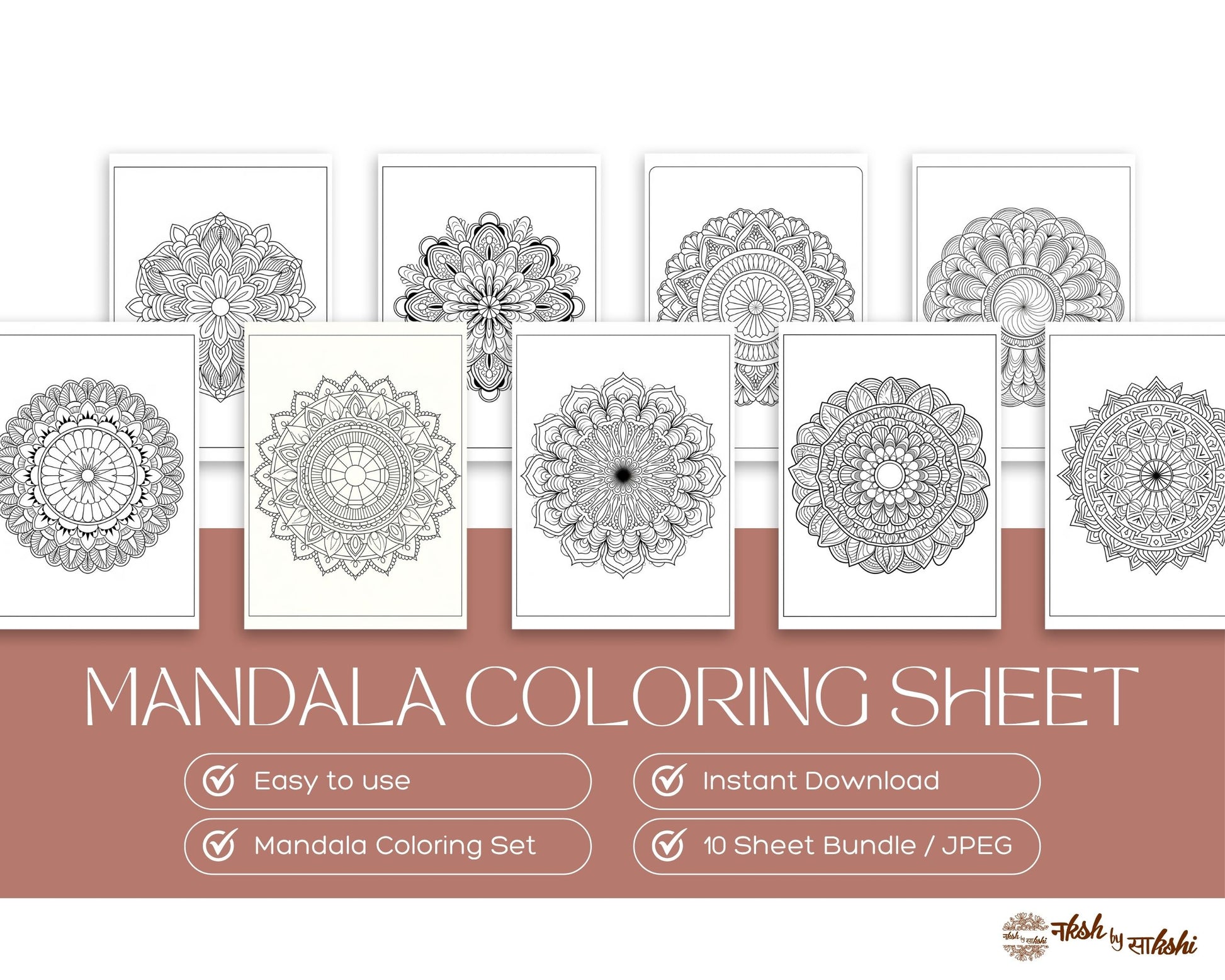MANDALA COLORING -6