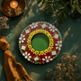 Red aura Tea-light holder