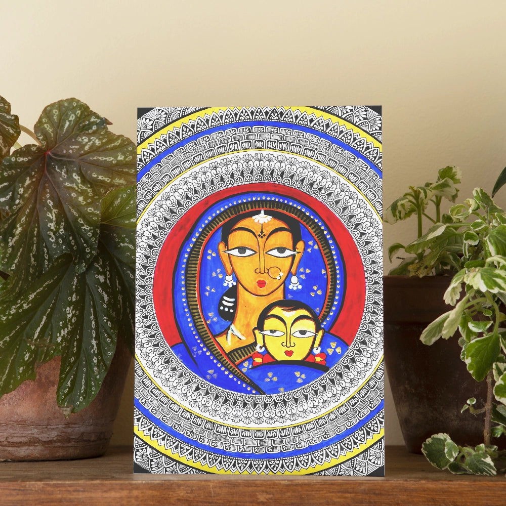 Jamini Roy Inspired Mandala